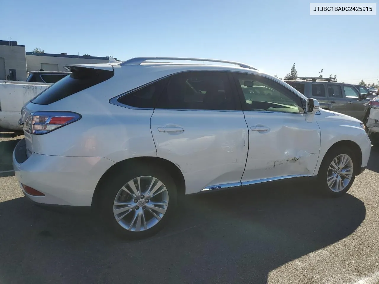 2012 Lexus Rx 450H VIN: JTJBC1BA0C2425915 Lot: 79202384