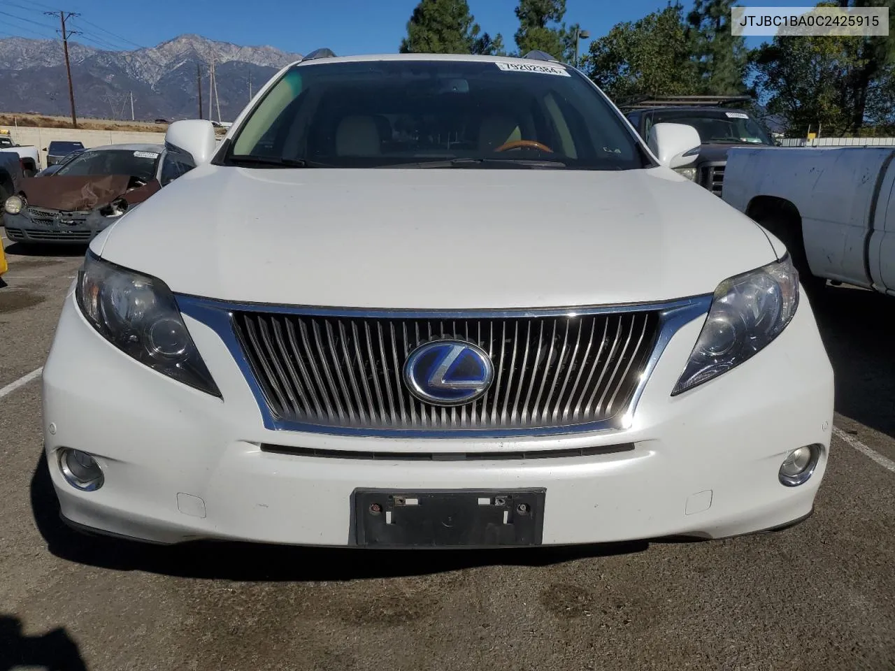 2012 Lexus Rx 450H VIN: JTJBC1BA0C2425915 Lot: 79202384