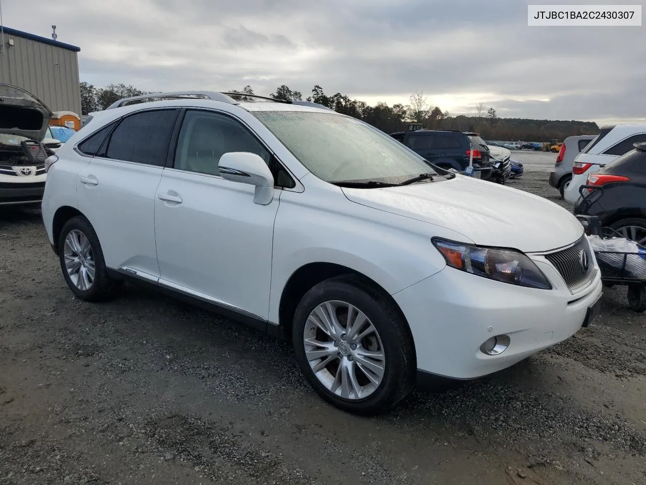 2012 Lexus Rx 450H VIN: JTJBC1BA2C2430307 Lot: 79264374