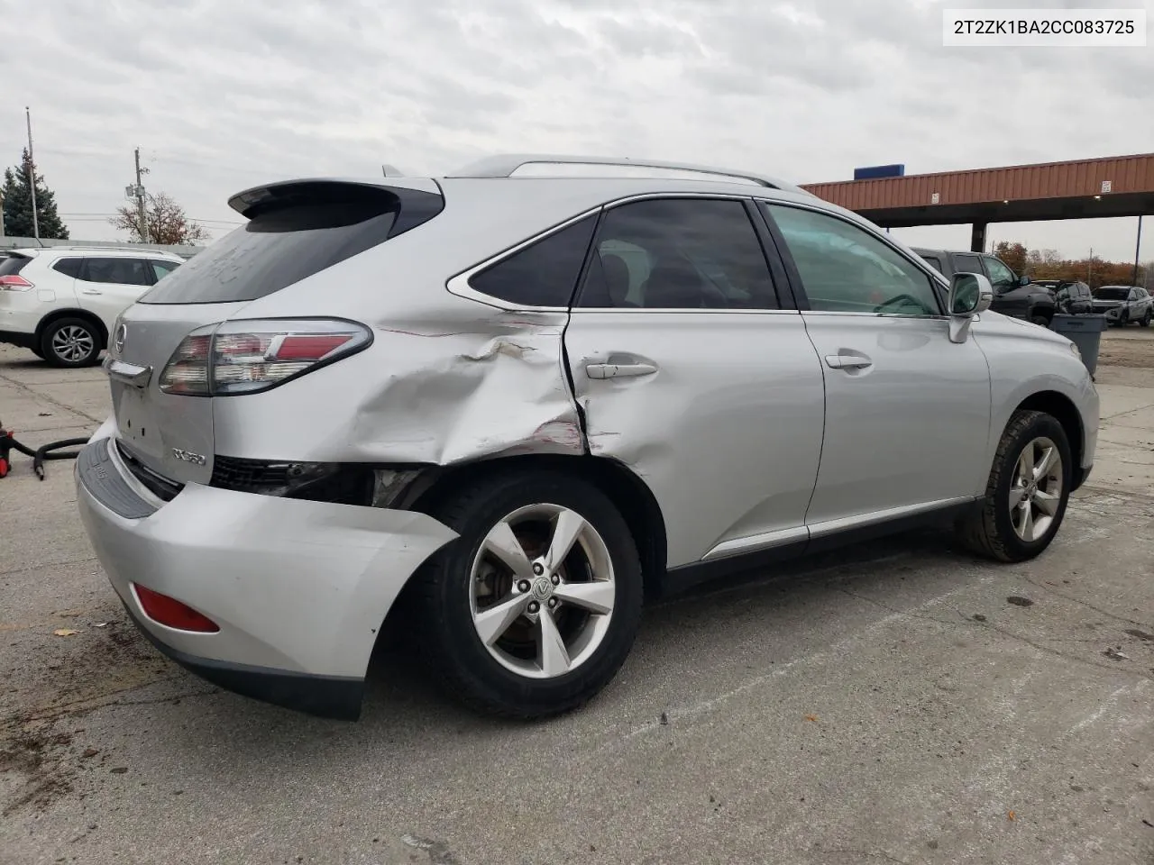 2012 Lexus Rx 350 VIN: 2T2ZK1BA2CC083725 Lot: 80304014