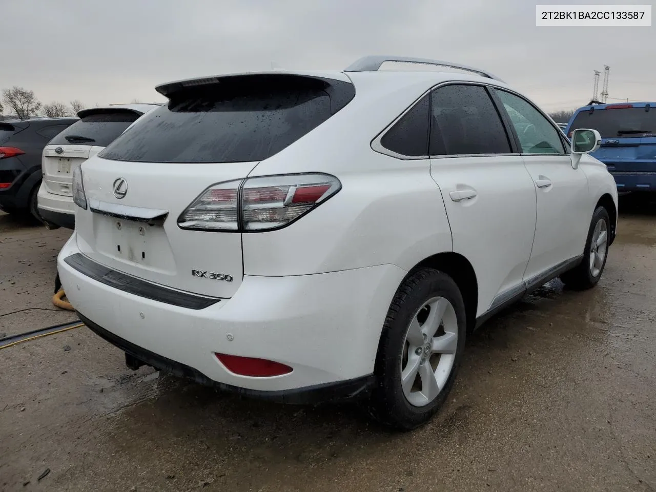 2012 Lexus Rx 350 VIN: 2T2BK1BA2CC133587 Lot: 80493774