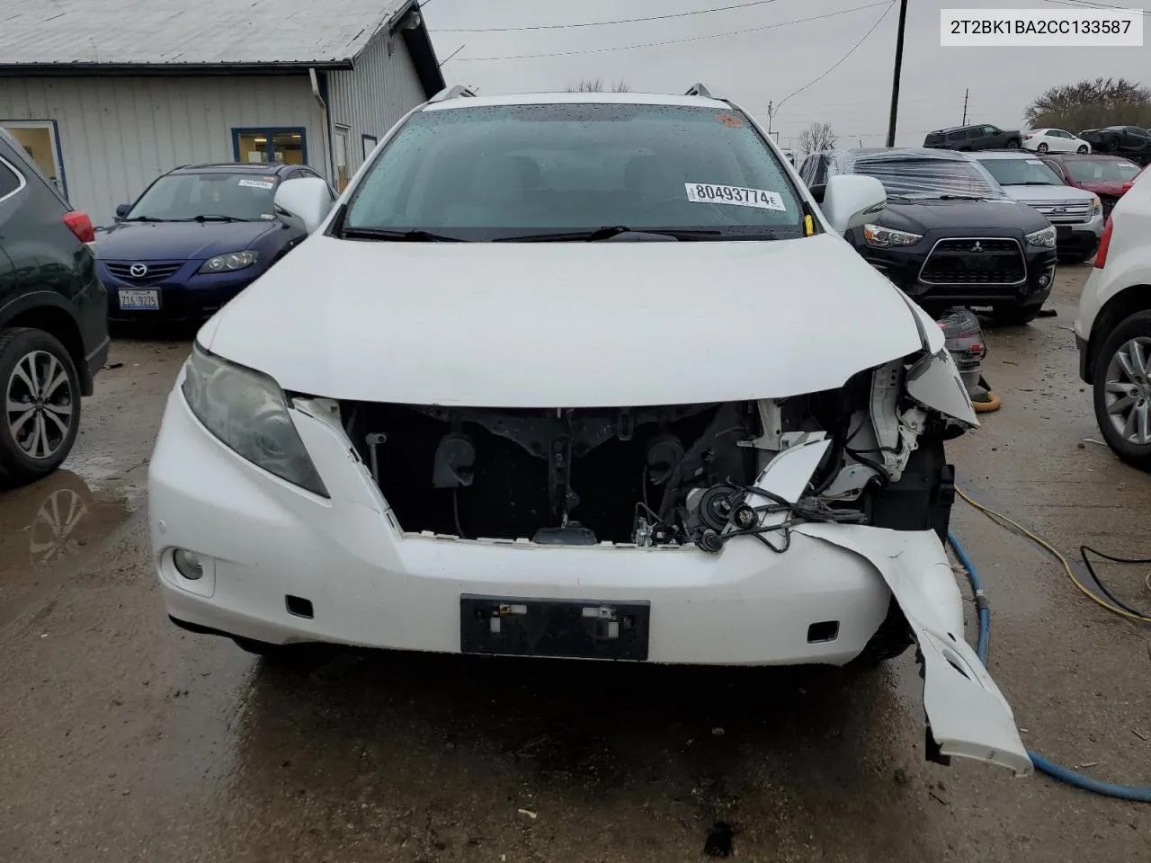 2012 Lexus Rx 350 VIN: 2T2BK1BA2CC133587 Lot: 80493774