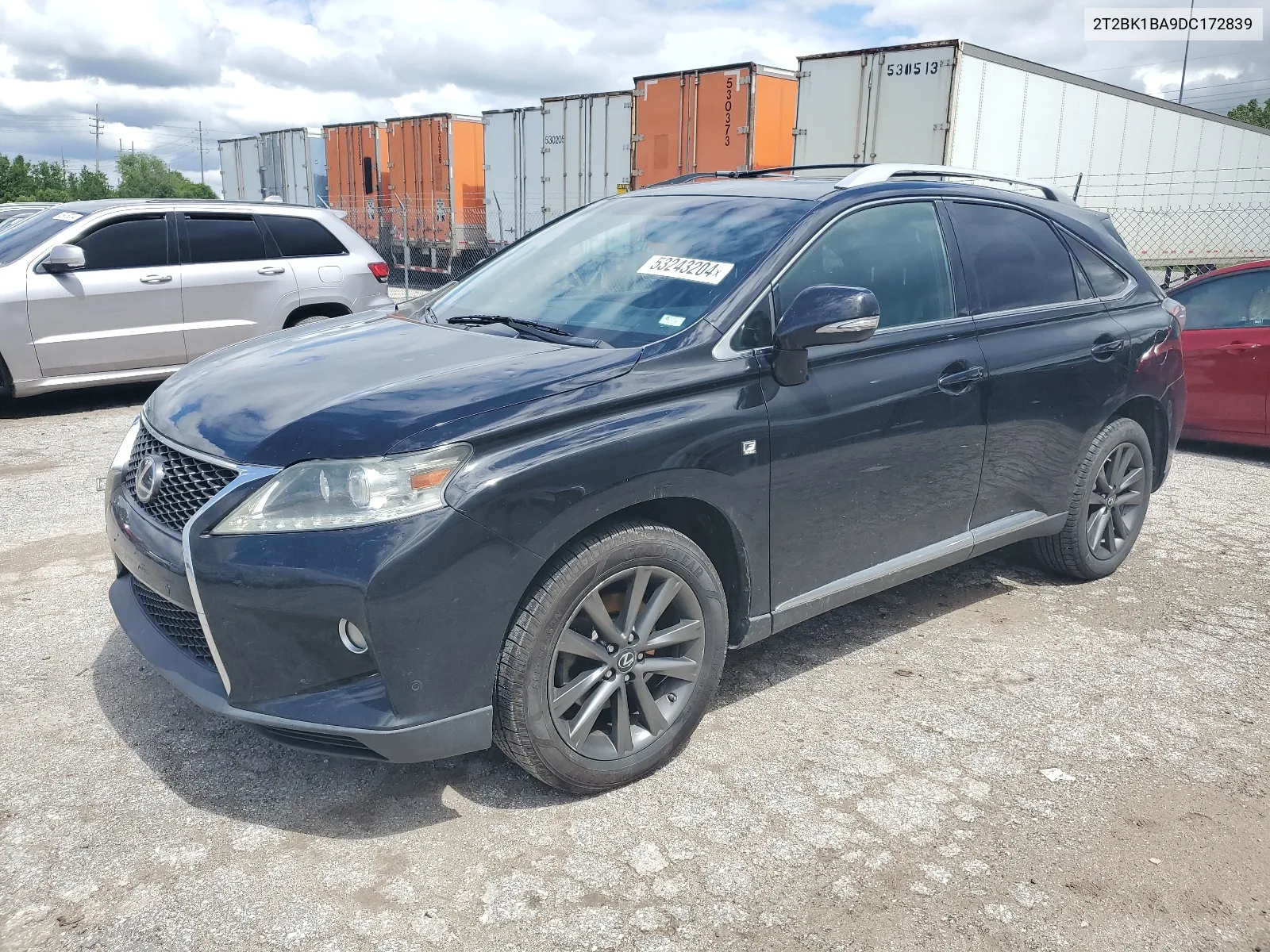 2013 Lexus Rx 350 Base VIN: 2T2BK1BA9DC172839 Lot: 53243204