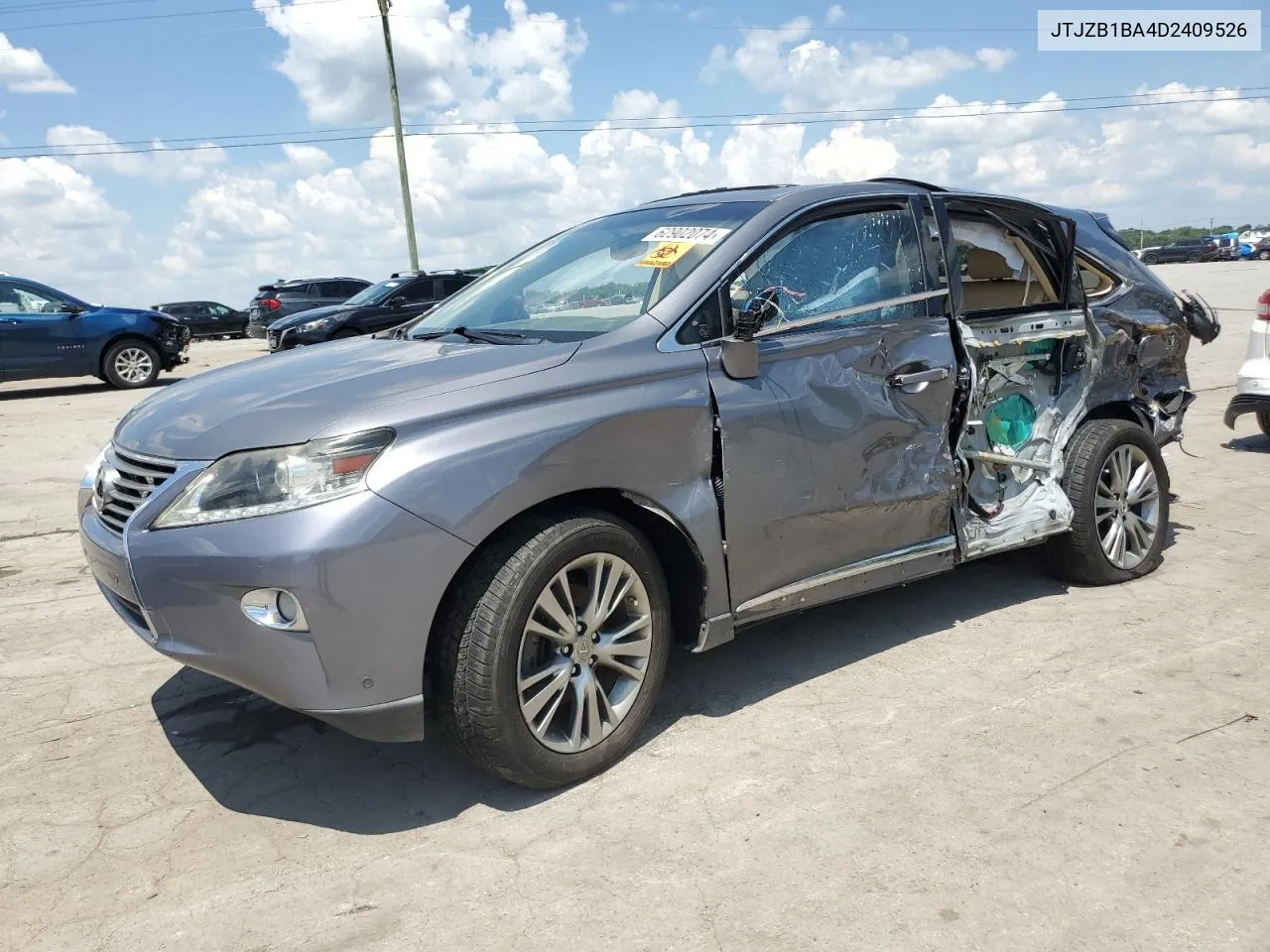 2013 Lexus Rx 450 VIN: JTJZB1BA4D2409526 Lot: 62902074