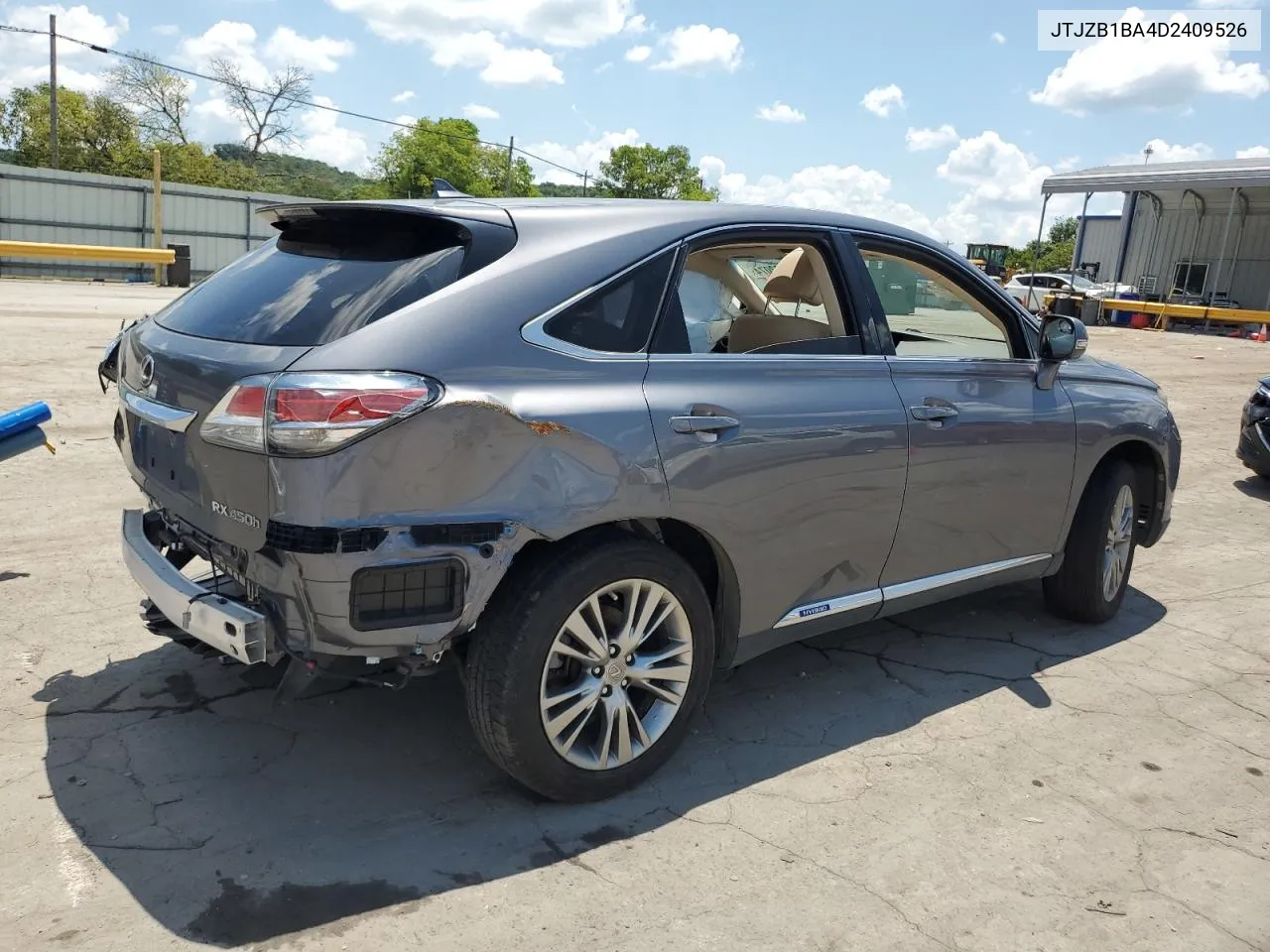 2013 Lexus Rx 450 VIN: JTJZB1BA4D2409526 Lot: 62902074