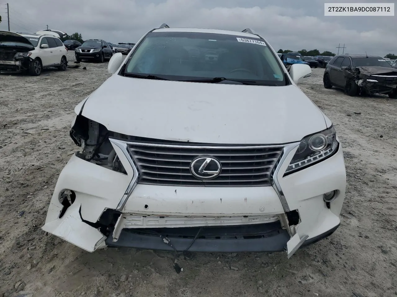 2013 Lexus Rx 350 VIN: 2T2ZK1BA9DC087112 Lot: 63877164