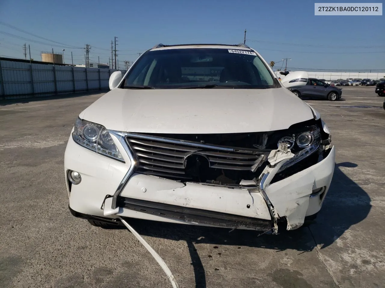 2013 Lexus Rx 350 VIN: 2T2ZK1BA0DC120112 Lot: 64522174