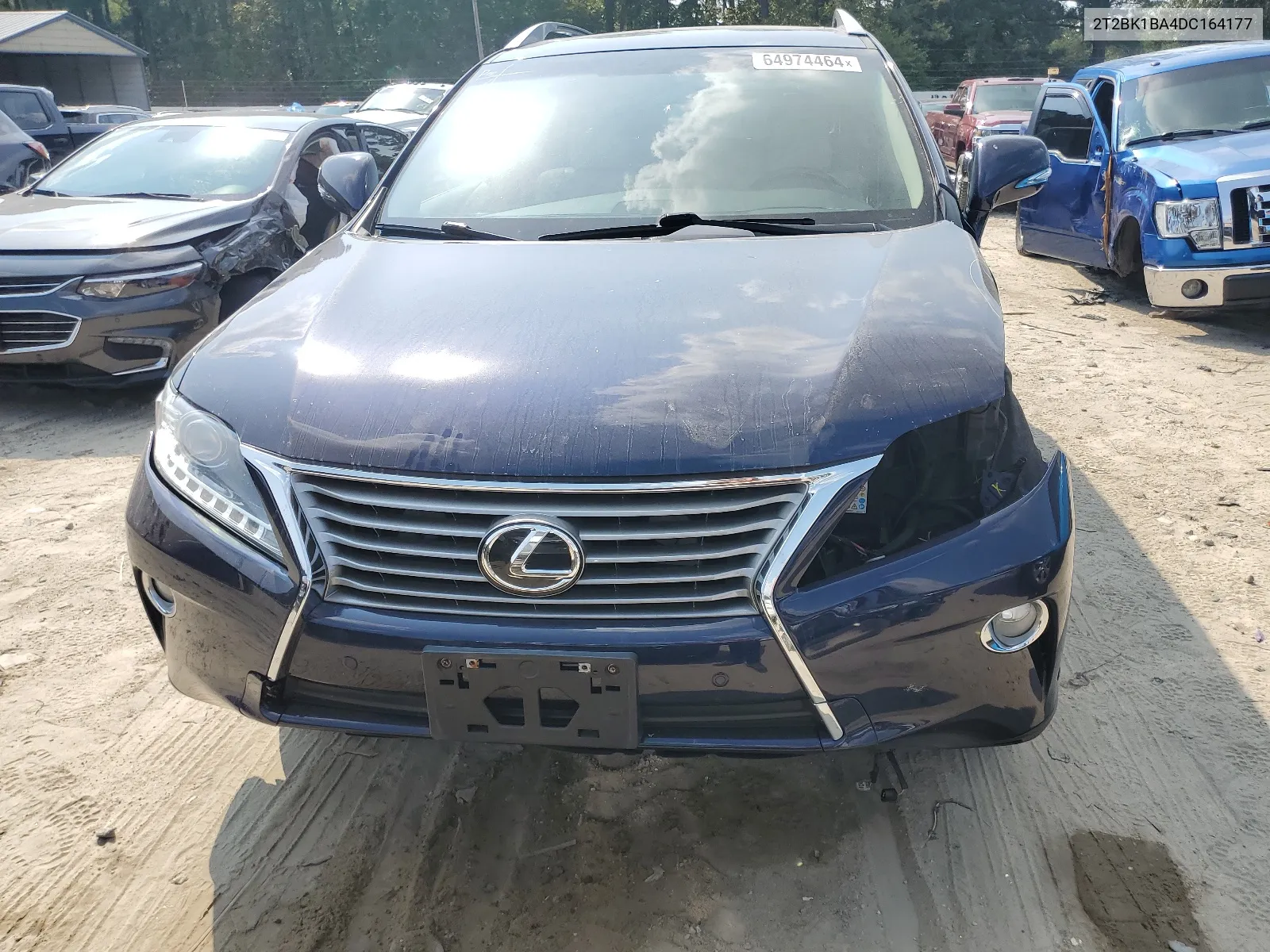 2013 Lexus Rx 350 Base VIN: 2T2BK1BA4DC164177 Lot: 64974464