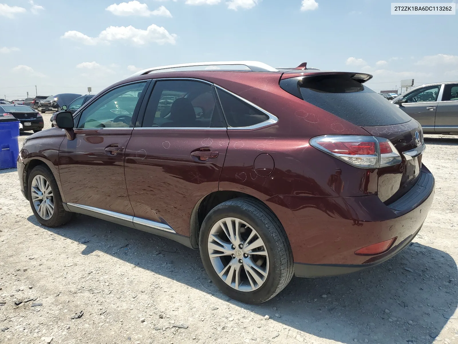 2013 Lexus Rx 350 VIN: 2T2ZK1BA6DC113262 Lot: 65251094