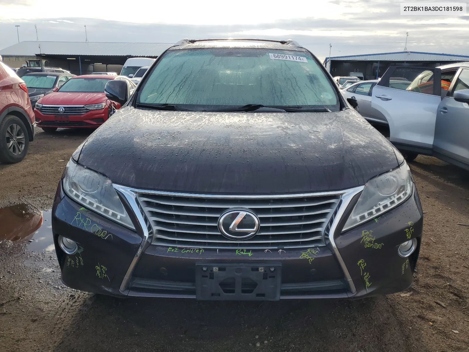 2T2BK1BA3DC181598 2013 Lexus Rx 350 Base