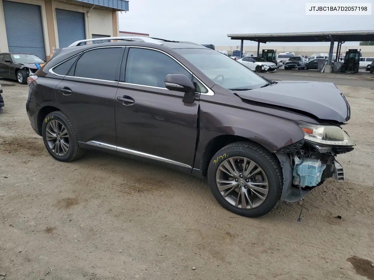 2013 Lexus Rx 450H VIN: JTJBC1BA7D2057198 Lot: 69345104