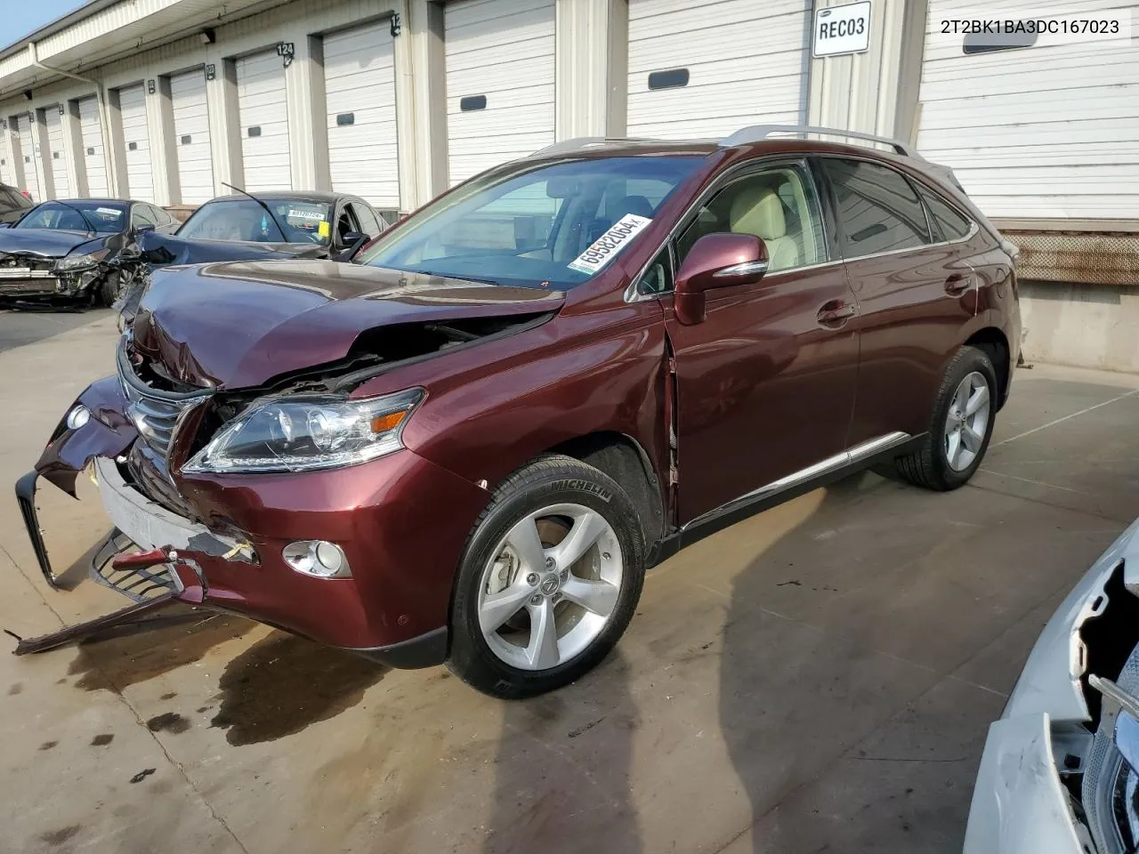 2013 Lexus Rx 350 Base VIN: 2T2BK1BA3DC167023 Lot: 69582064