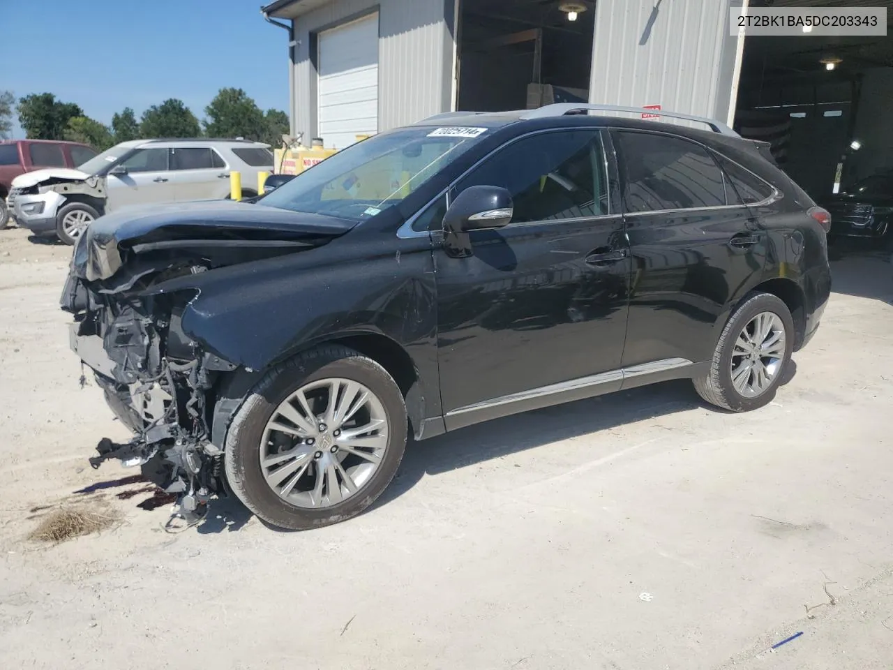 2013 Lexus Rx 350 Base VIN: 2T2BK1BA5DC203343 Lot: 70025714