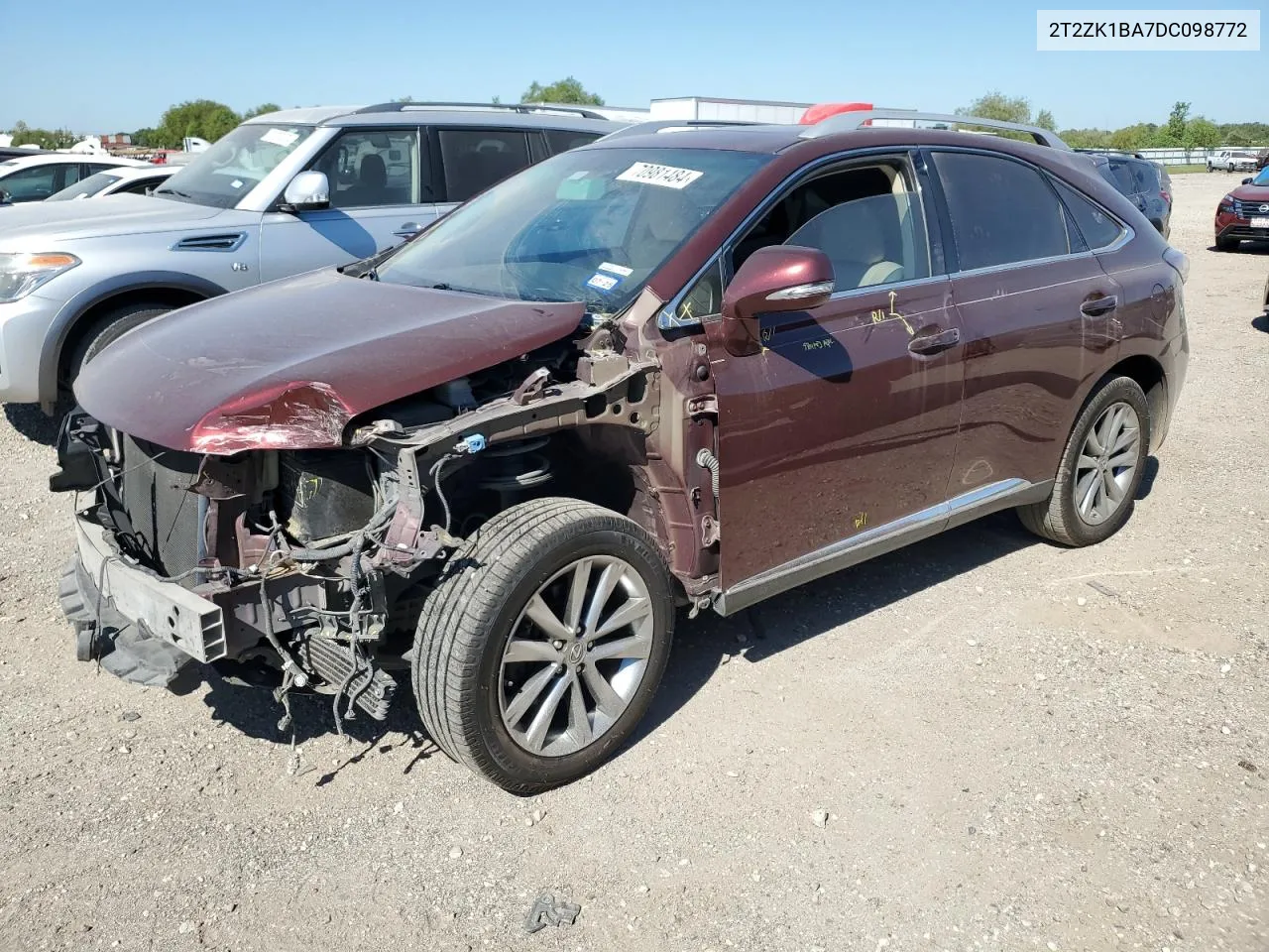 2T2ZK1BA7DC098772 2013 Lexus Rx 350