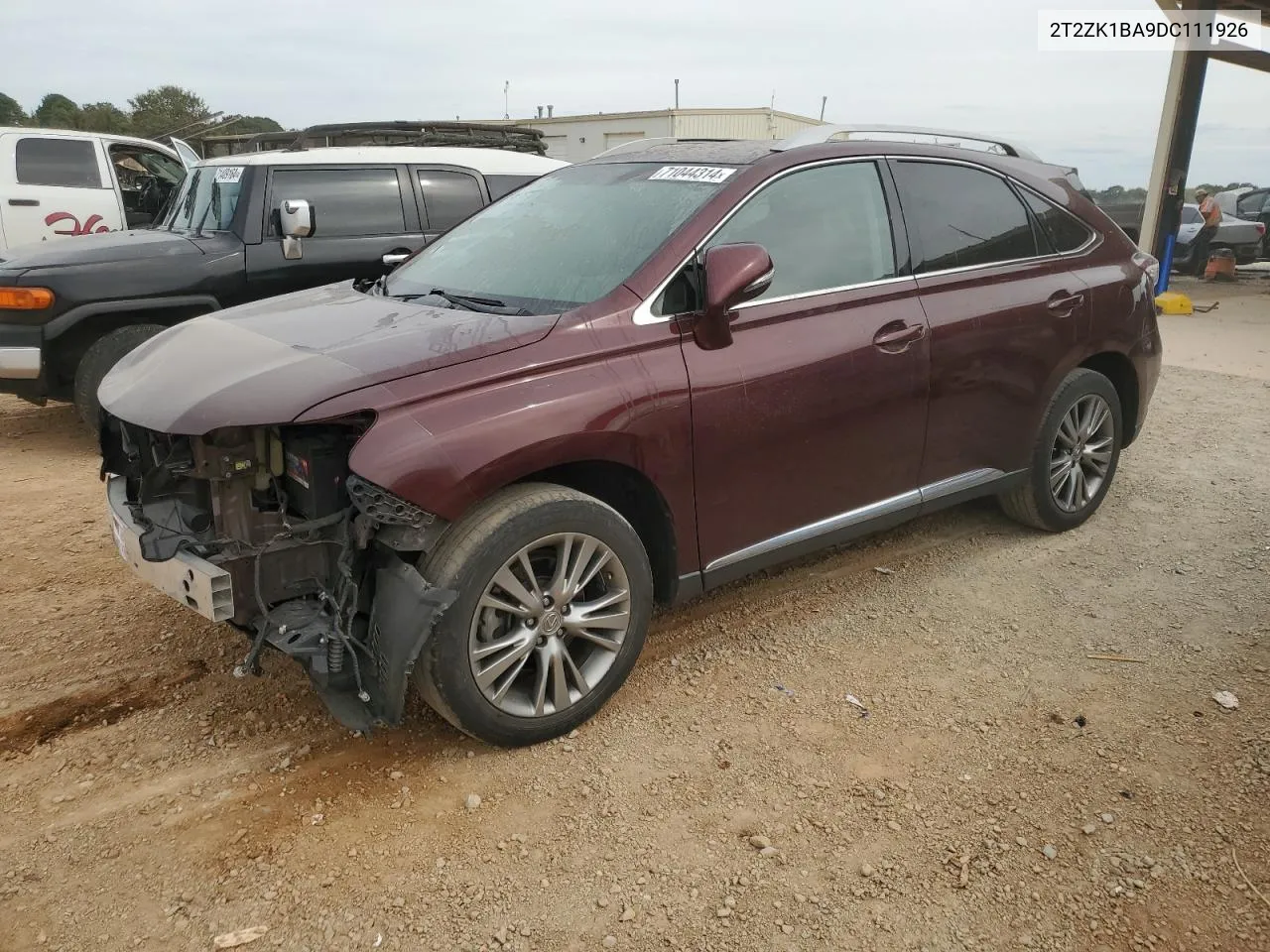 2013 Lexus Rx 350 VIN: 2T2ZK1BA9DC111926 Lot: 71044314