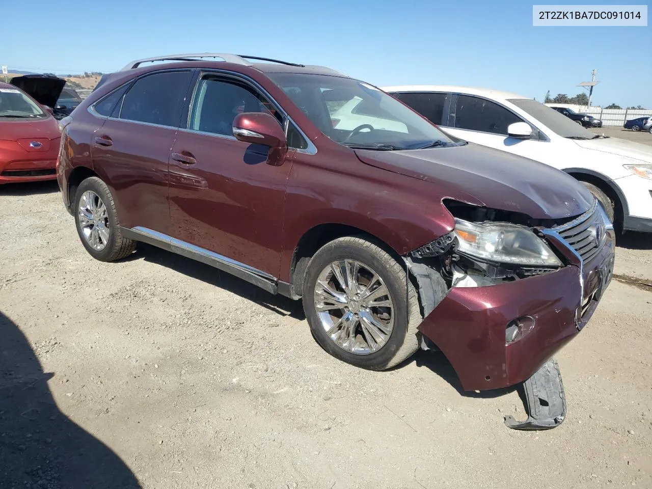 2T2ZK1BA7DC091014 2013 Lexus Rx 350