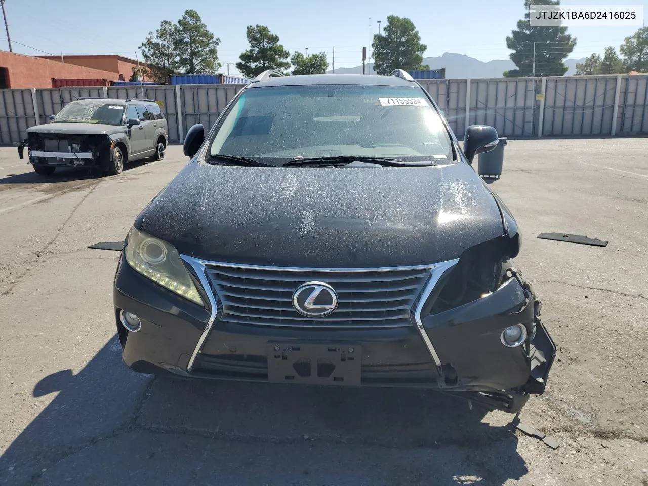 2013 Lexus Rx 350 VIN: JTJZK1BA6D2416025 Lot: 71155524