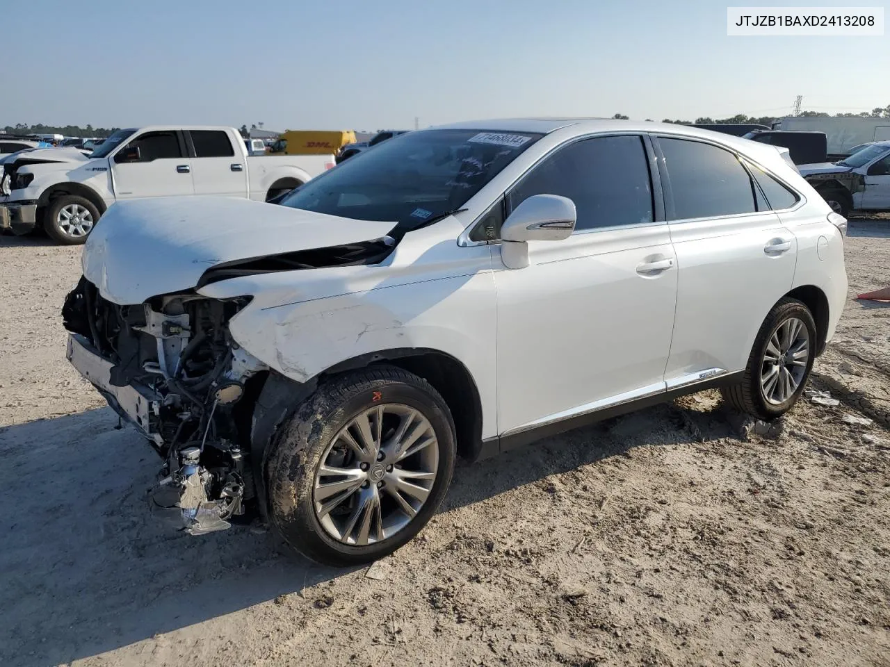 2013 Lexus Rx 450H VIN: JTJZB1BAXD2413208 Lot: 71468034