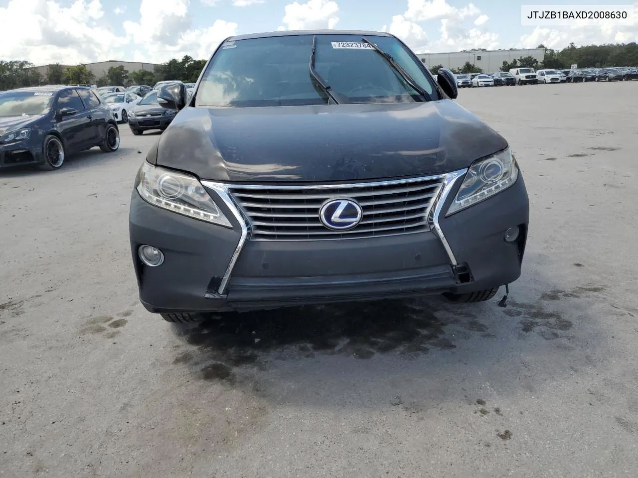 2013 Lexus Rx 450H VIN: JTJZB1BAXD2008630 Lot: 72323784