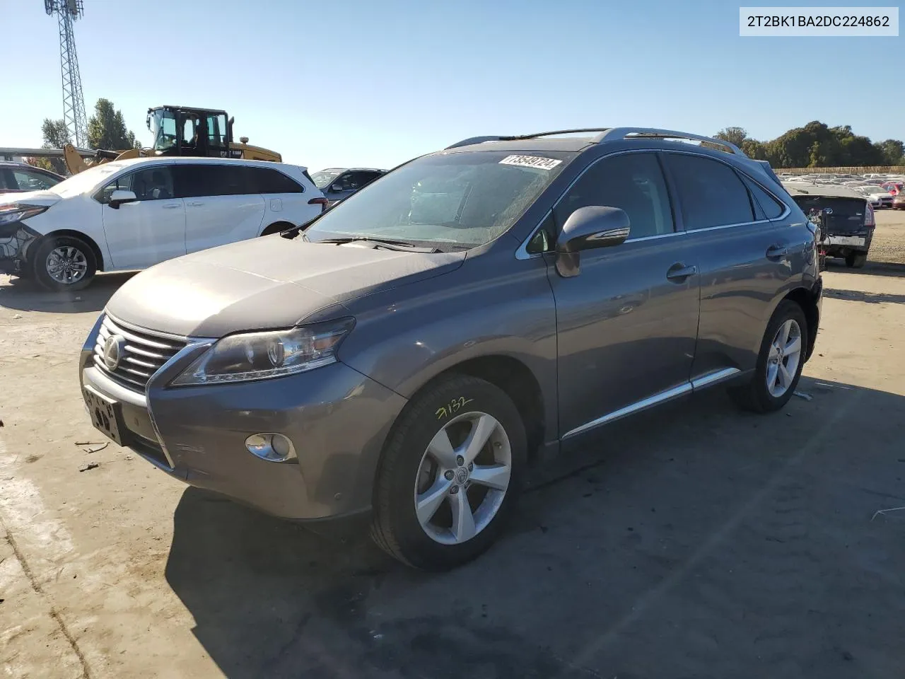 2013 Lexus Rx 350 Base VIN: 2T2BK1BA2DC224862 Lot: 73549724