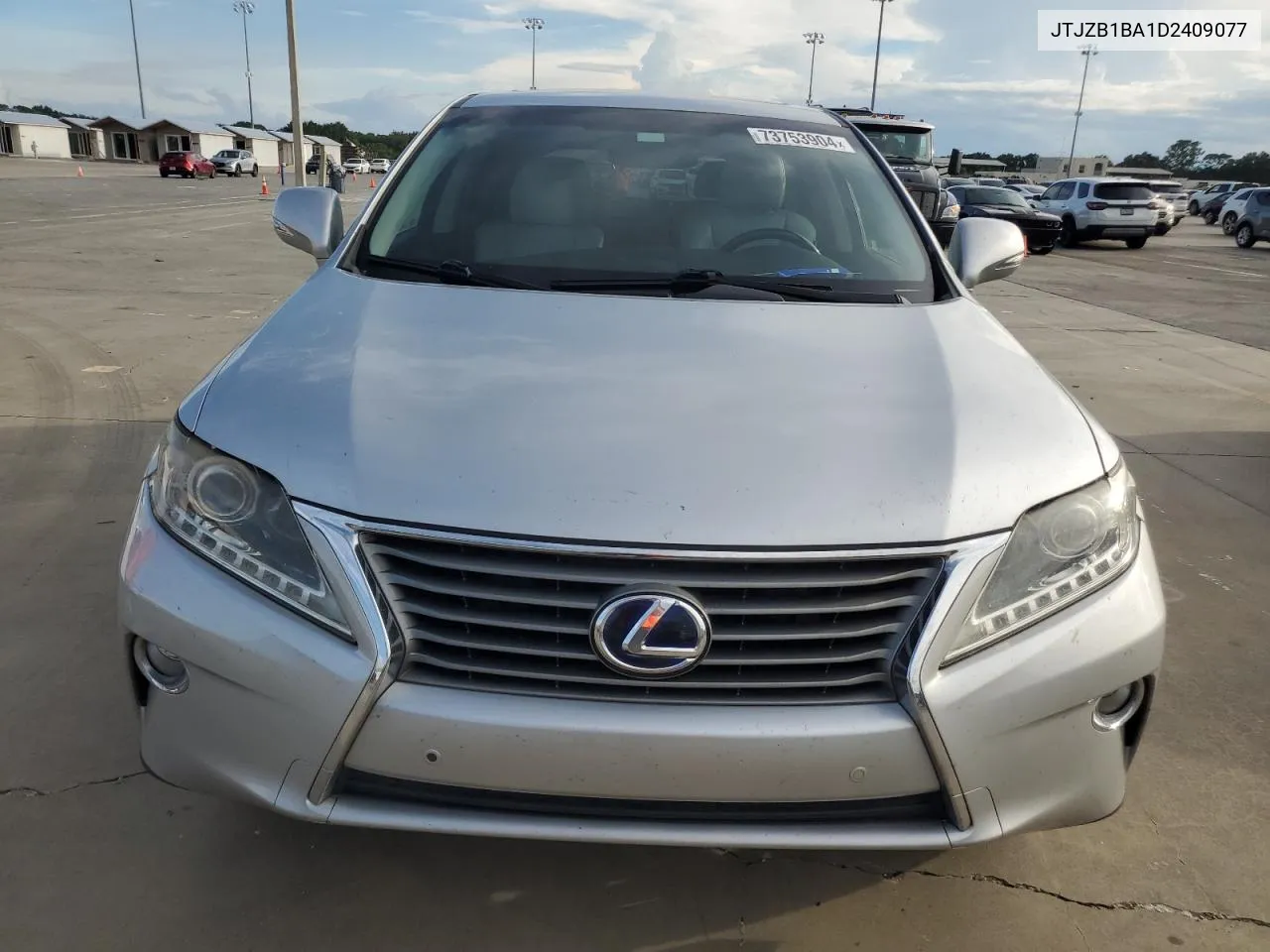 2013 Lexus Rx 450H VIN: JTJZB1BA1D2409077 Lot: 73753904