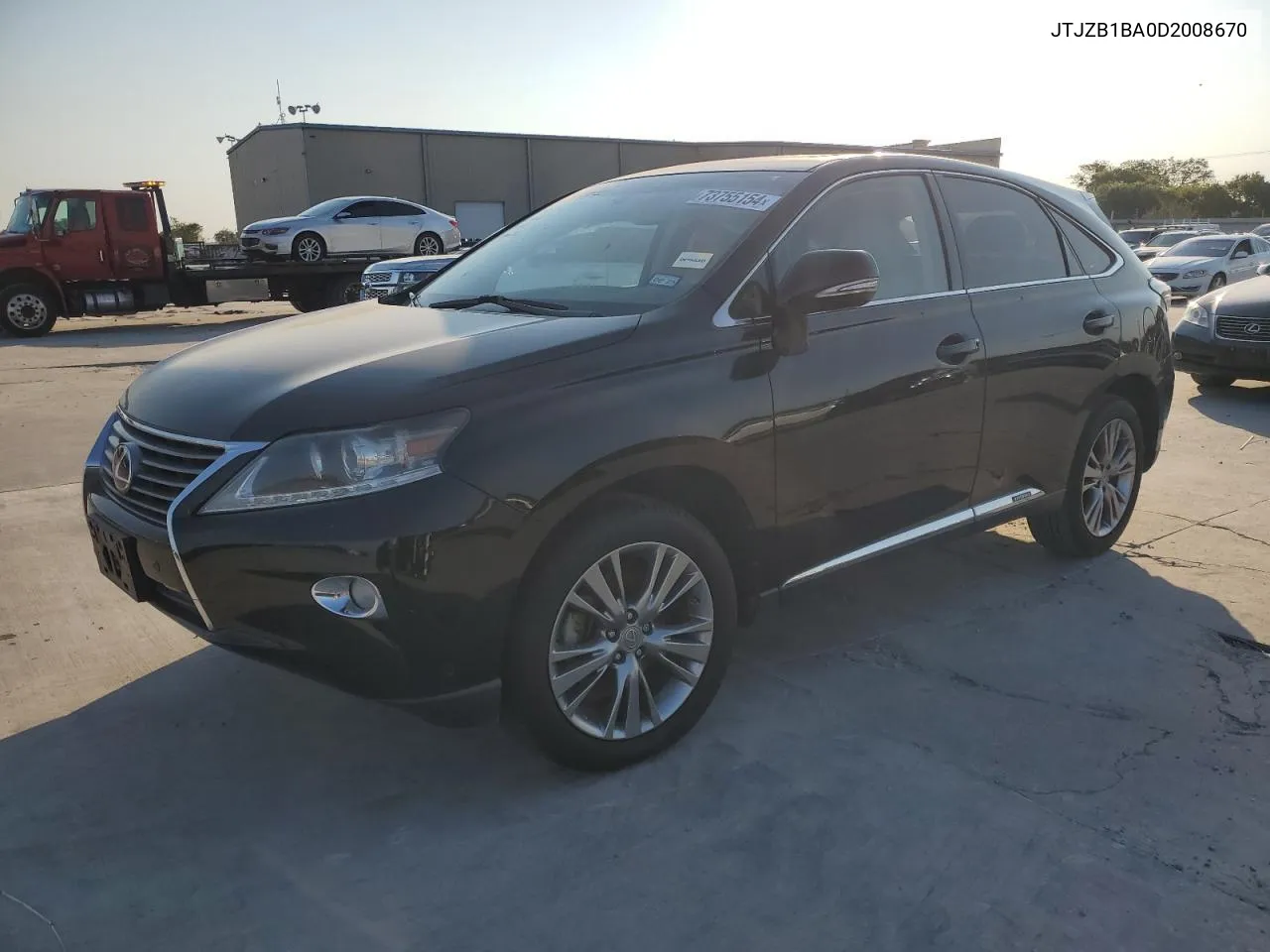 2013 Lexus Rx 450H VIN: JTJZB1BA0D2008670 Lot: 73755154