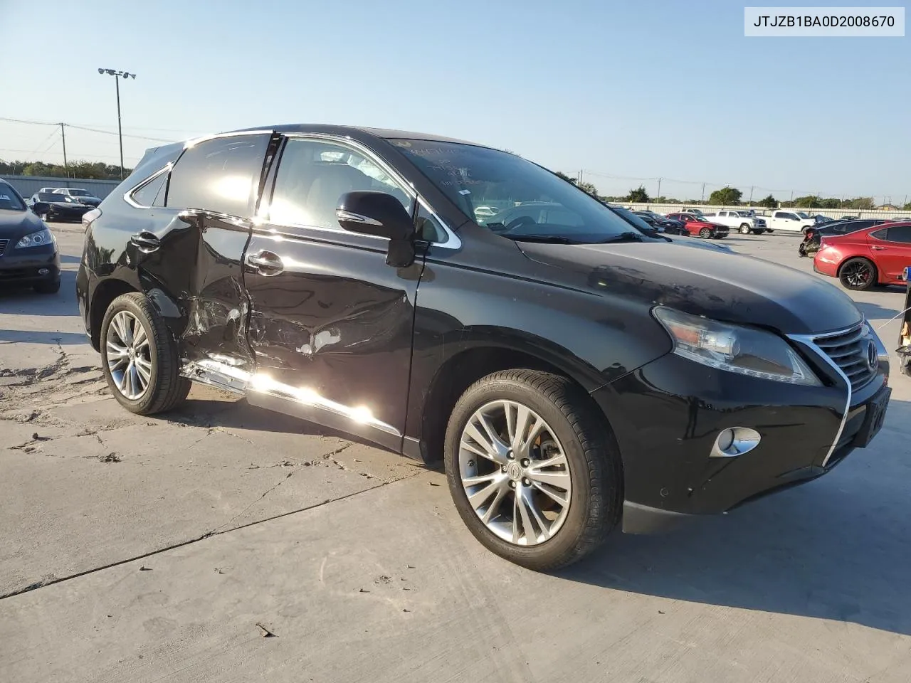 2013 Lexus Rx 450H VIN: JTJZB1BA0D2008670 Lot: 73755154