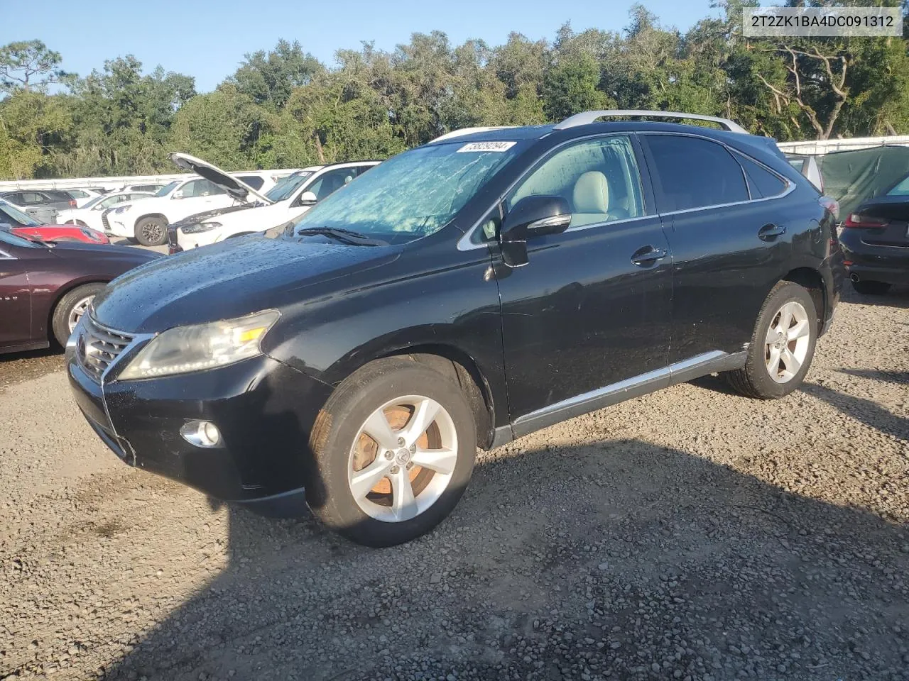 2013 Lexus Rx 350 VIN: 2T2ZK1BA4DC091312 Lot: 73829294