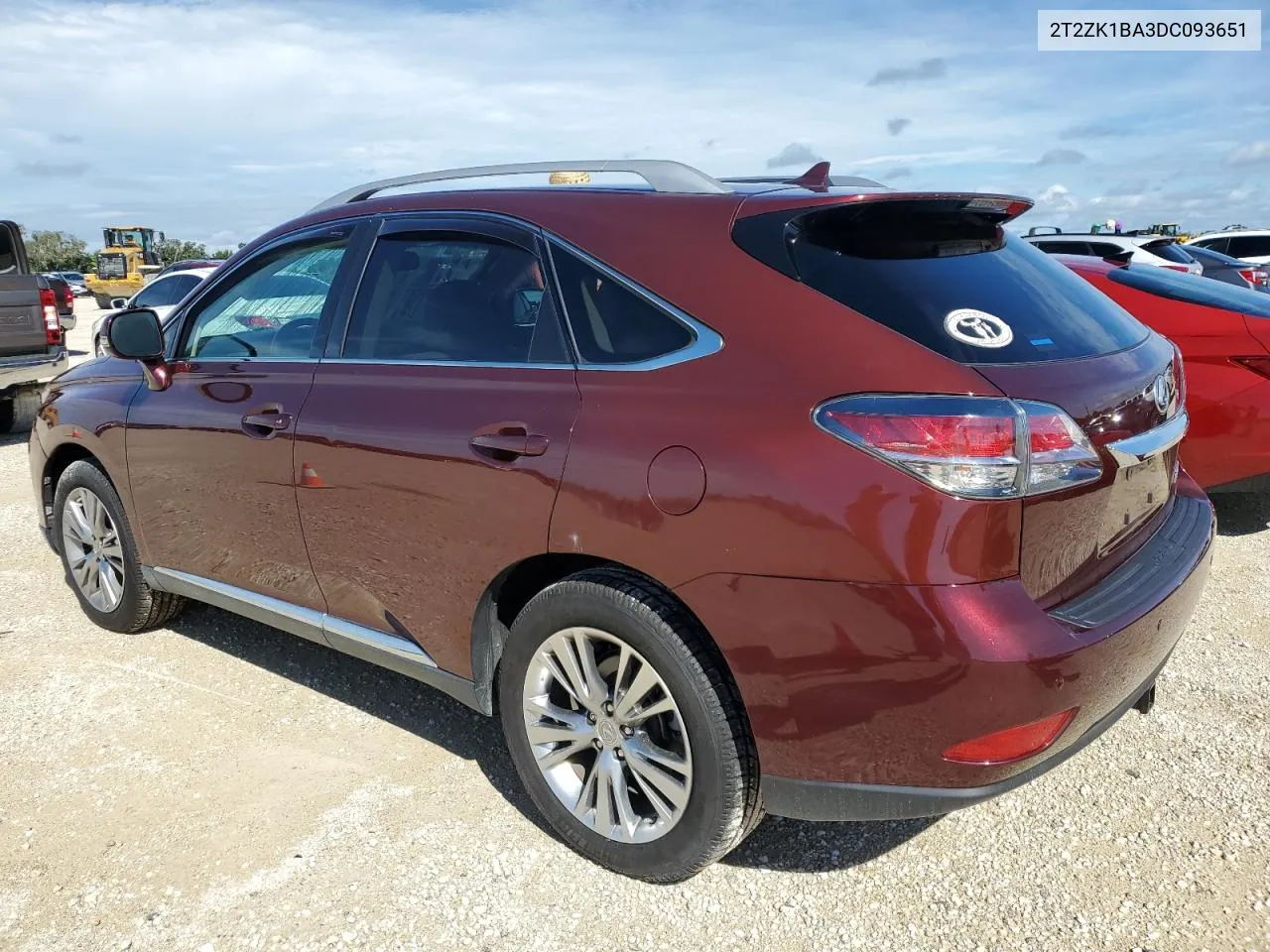 2T2ZK1BA3DC093651 2013 Lexus Rx 350