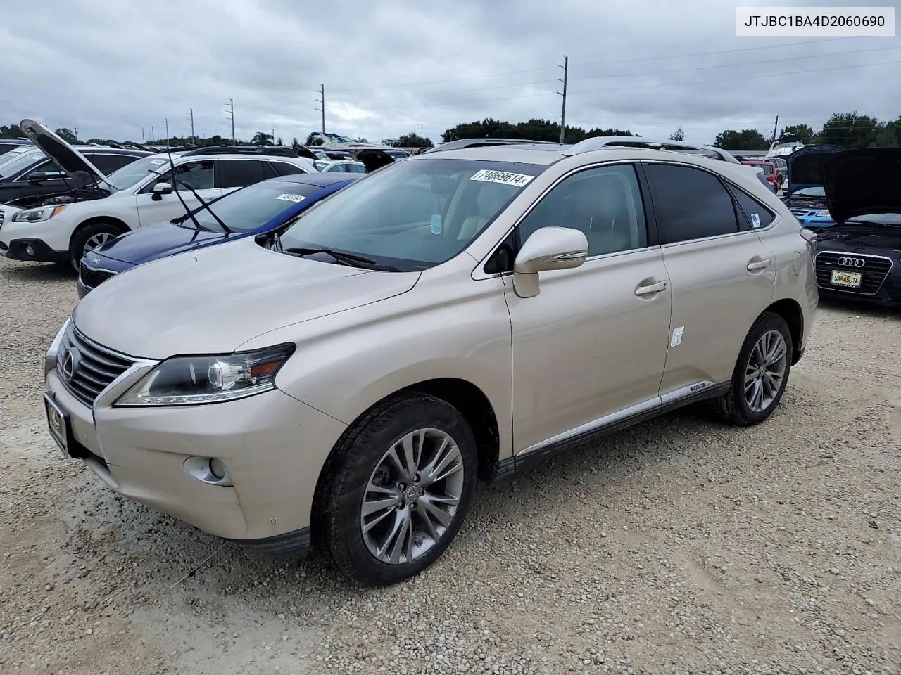 2013 Lexus Rx 450H VIN: JTJBC1BA4D2060690 Lot: 74069614