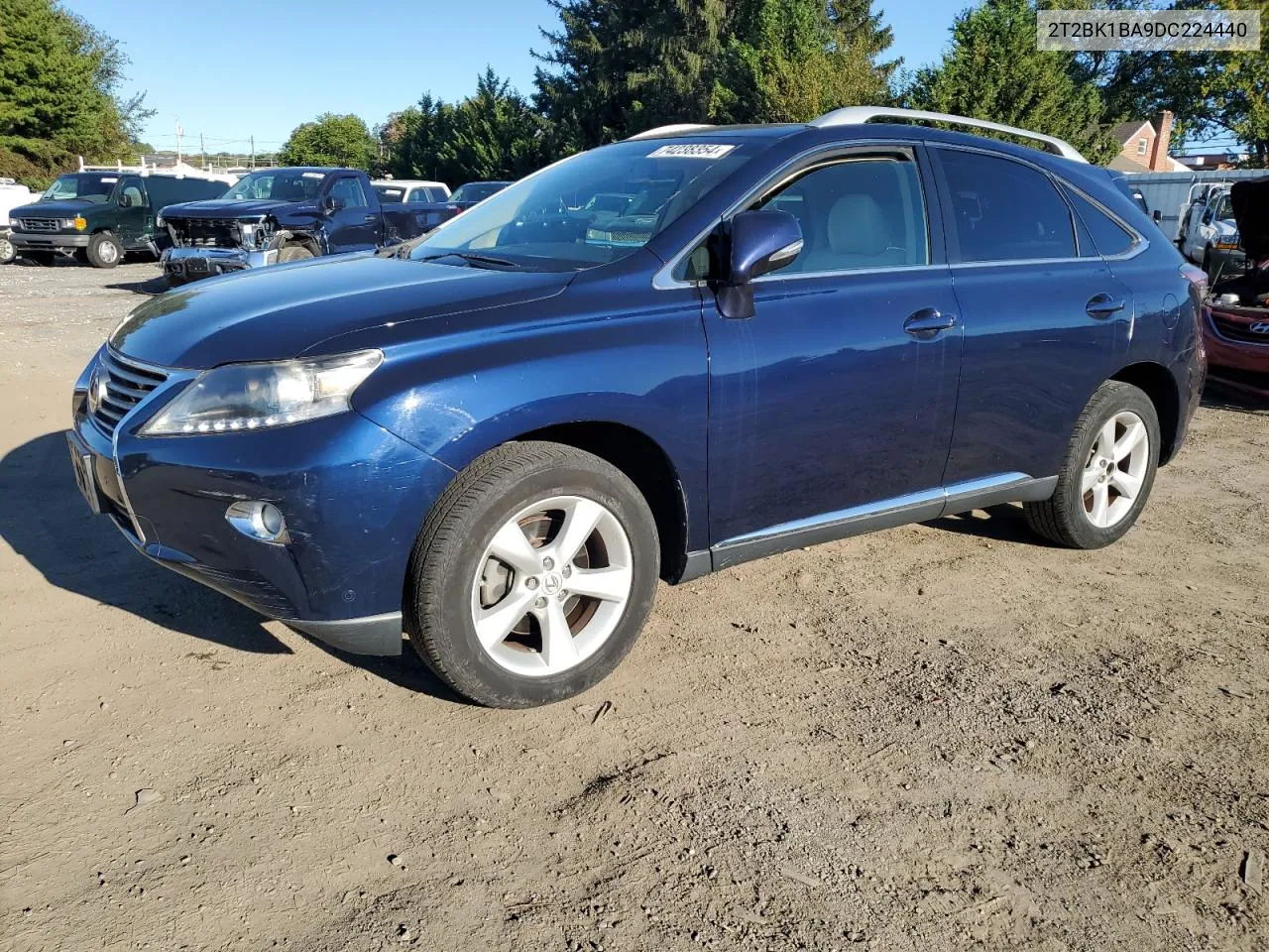 2013 Lexus Rx 350 Base VIN: 2T2BK1BA9DC224440 Lot: 74238354