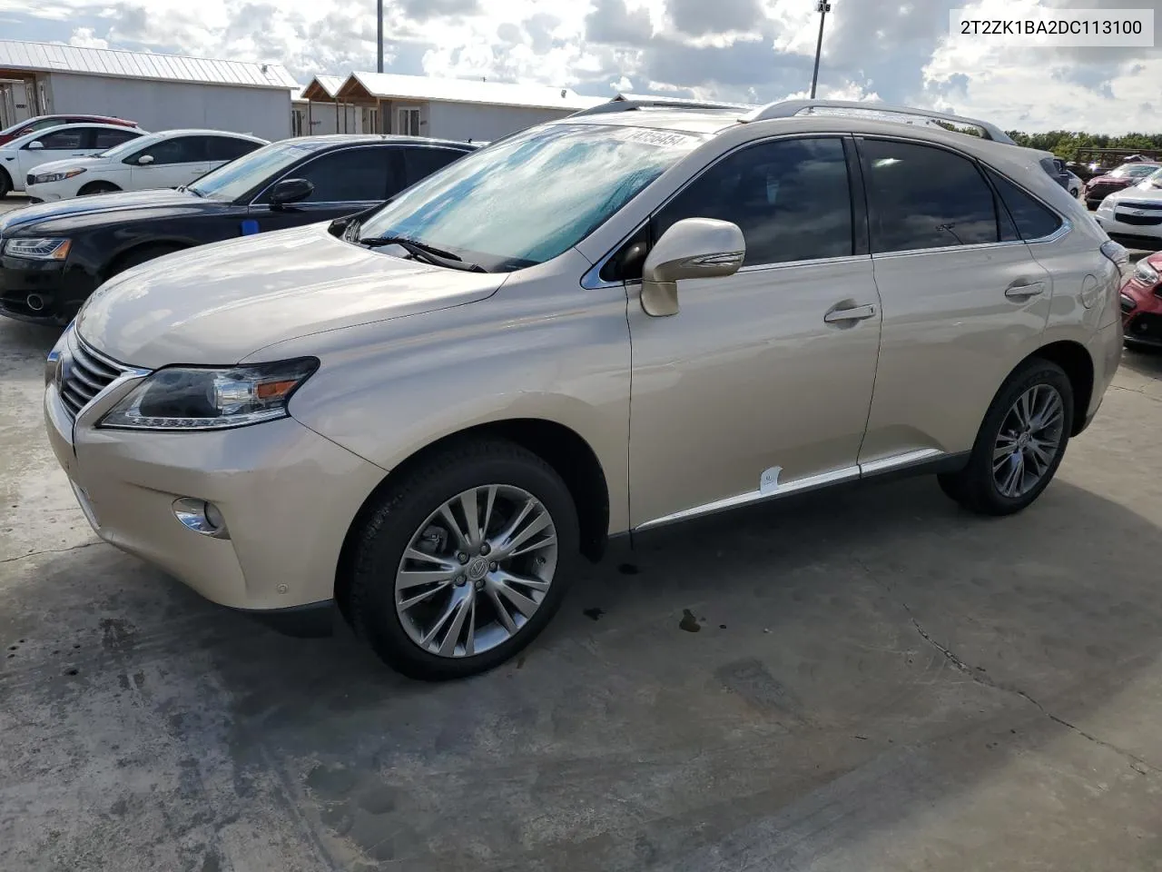 2T2ZK1BA2DC113100 2013 Lexus Rx 350