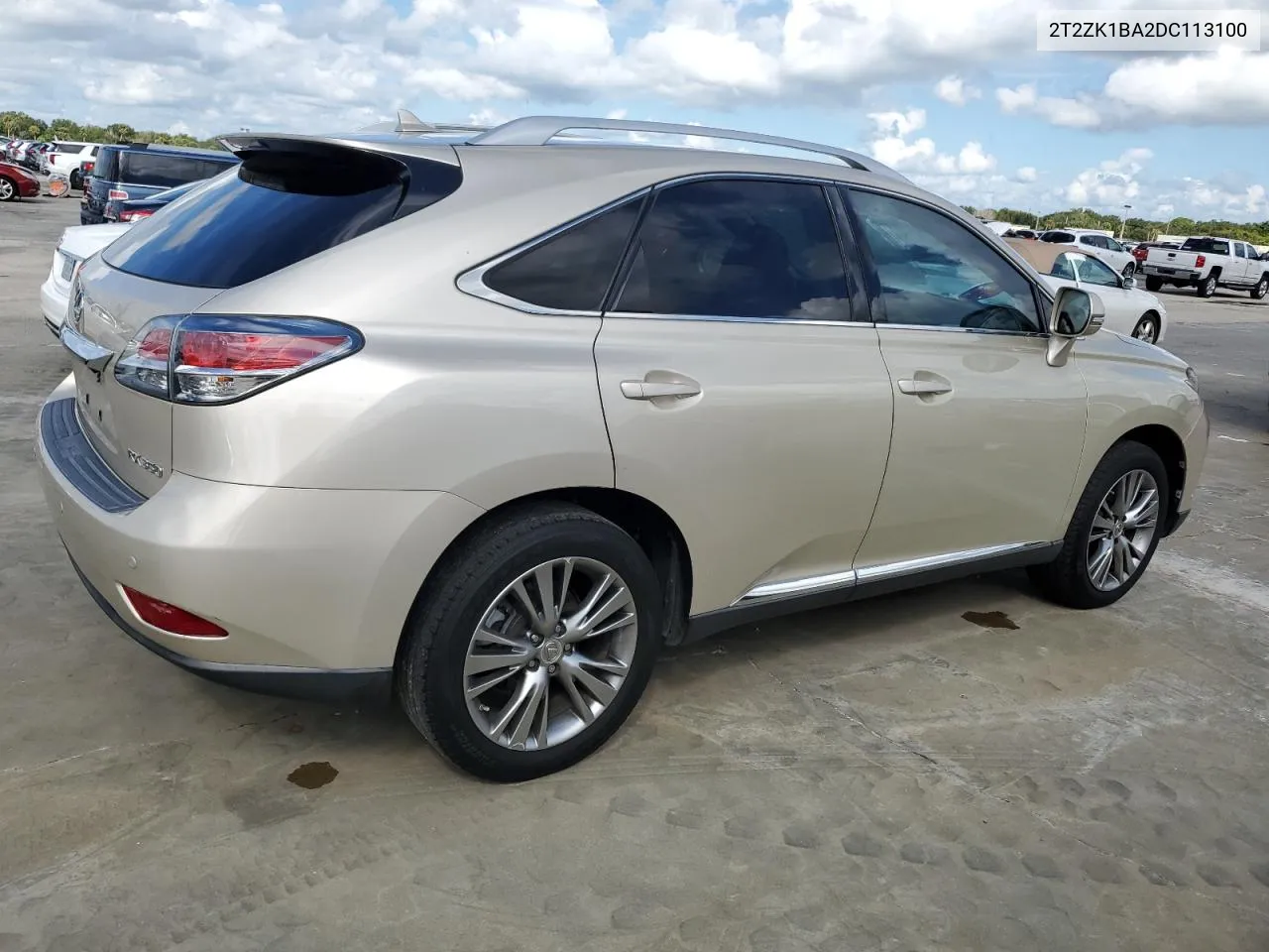 2013 Lexus Rx 350 VIN: 2T2ZK1BA2DC113100 Lot: 74356454