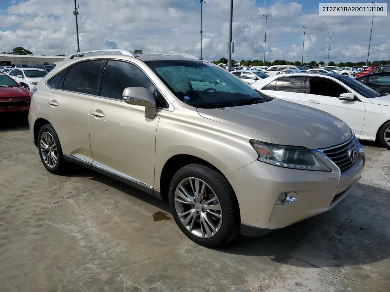 2013 Lexus Rx 350 VIN: 2T2ZK1BA2DC113100 Lot: 74356454