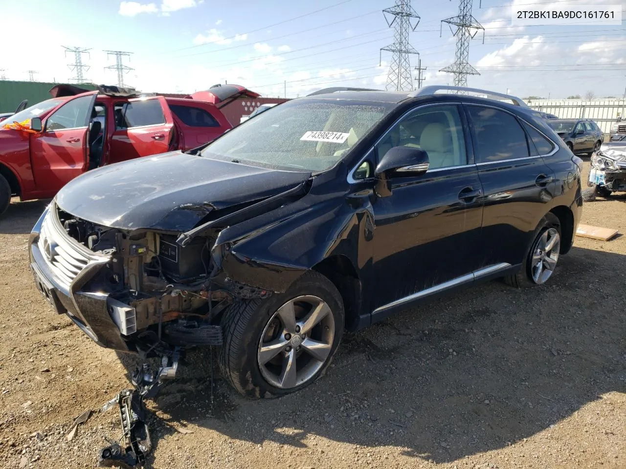 2013 Lexus Rx 350 Base VIN: 2T2BK1BA9DC161761 Lot: 74398214