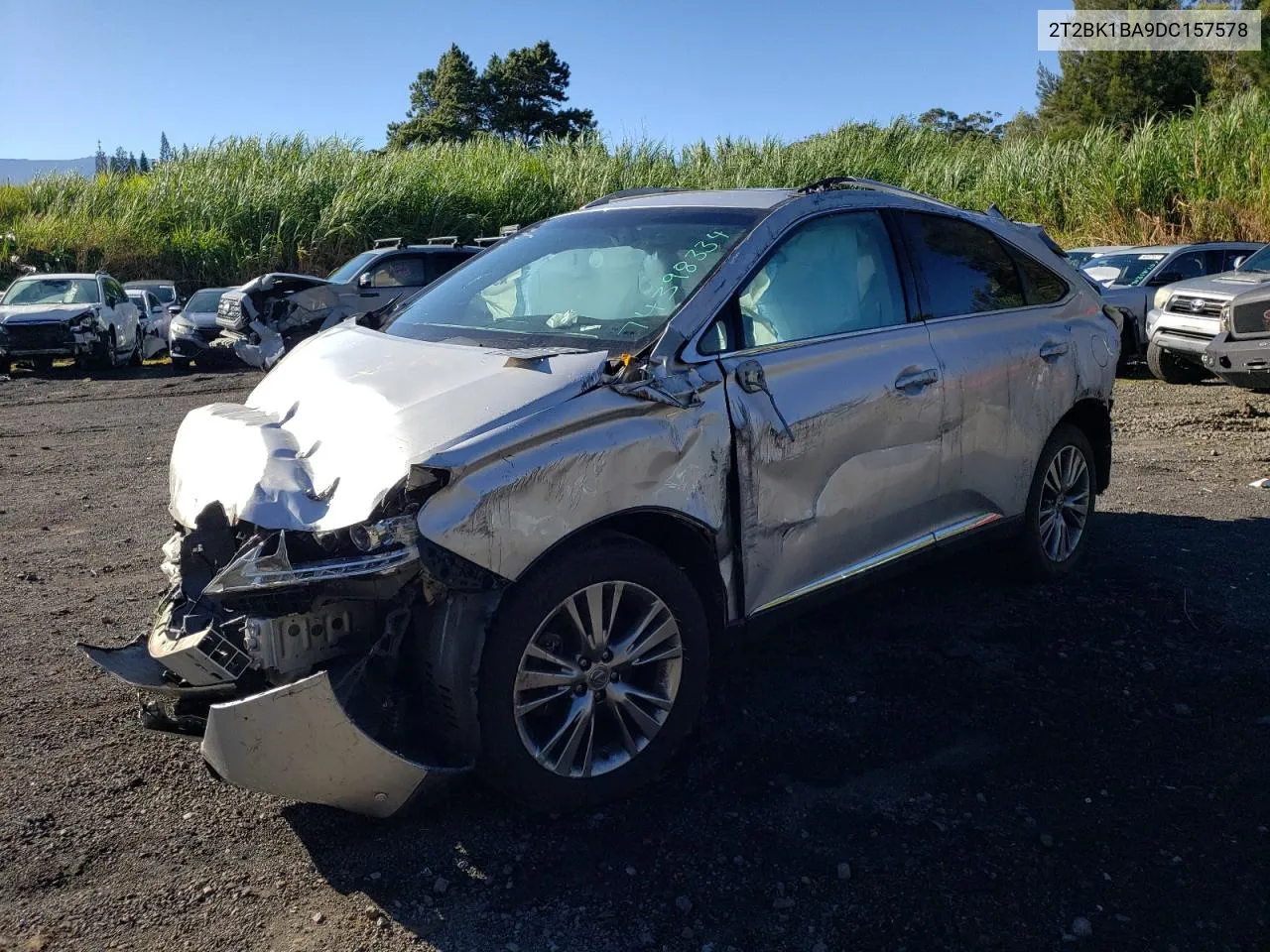 2013 Lexus Rx 350 Base VIN: 2T2BK1BA9DC157578 Lot: 74398334