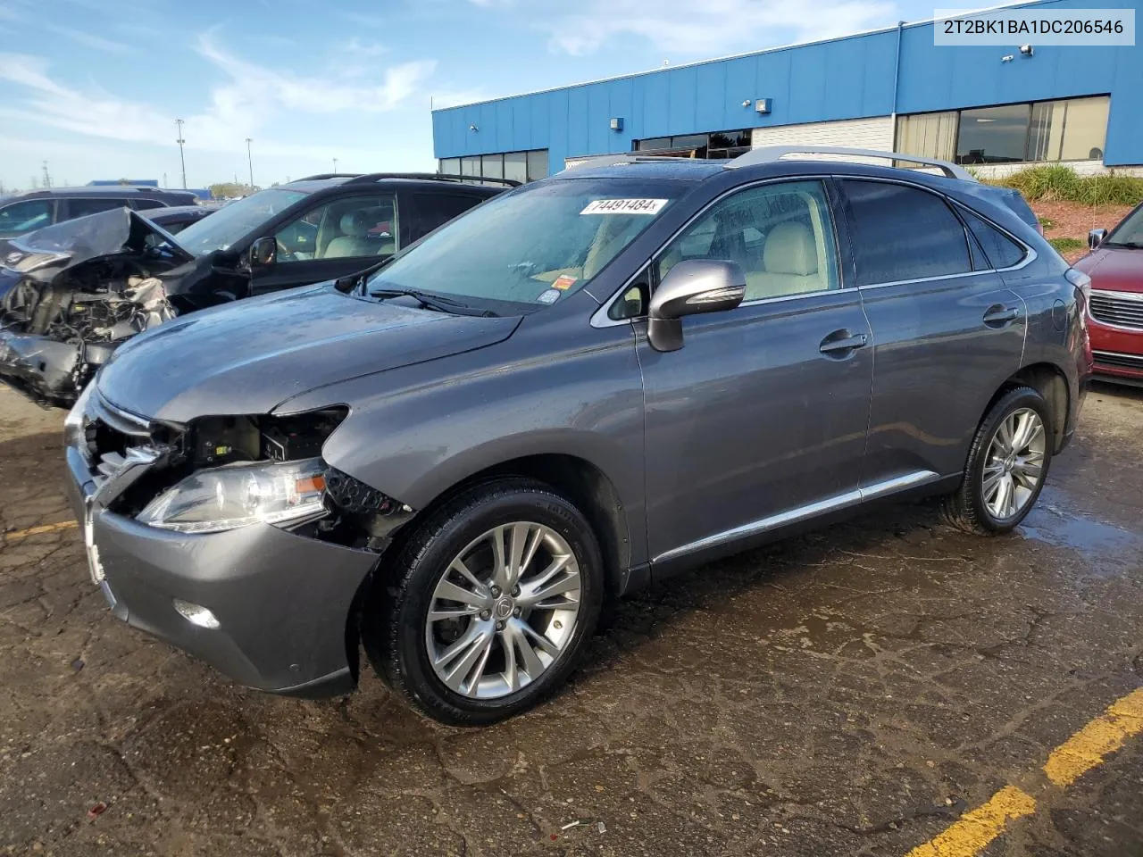 2013 Lexus Rx 350 Base VIN: 2T2BK1BA1DC206546 Lot: 74491484