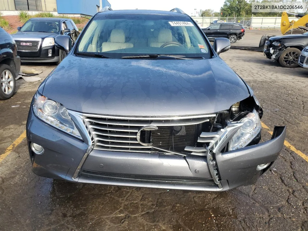 2013 Lexus Rx 350 Base VIN: 2T2BK1BA1DC206546 Lot: 74491484