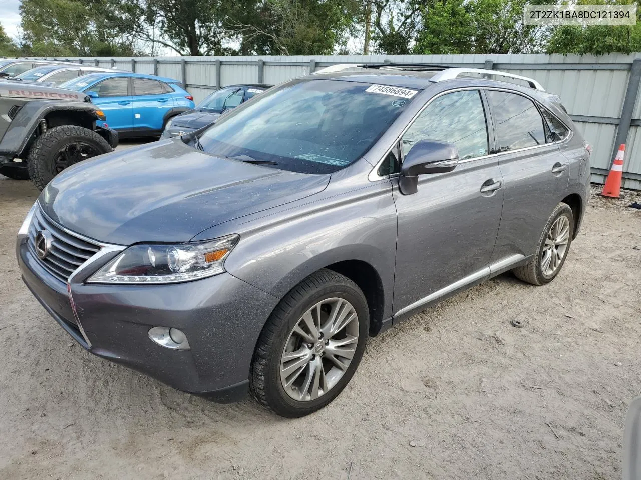 2013 Lexus Rx 350 VIN: 2T2ZK1BA8DC121394 Lot: 74586894