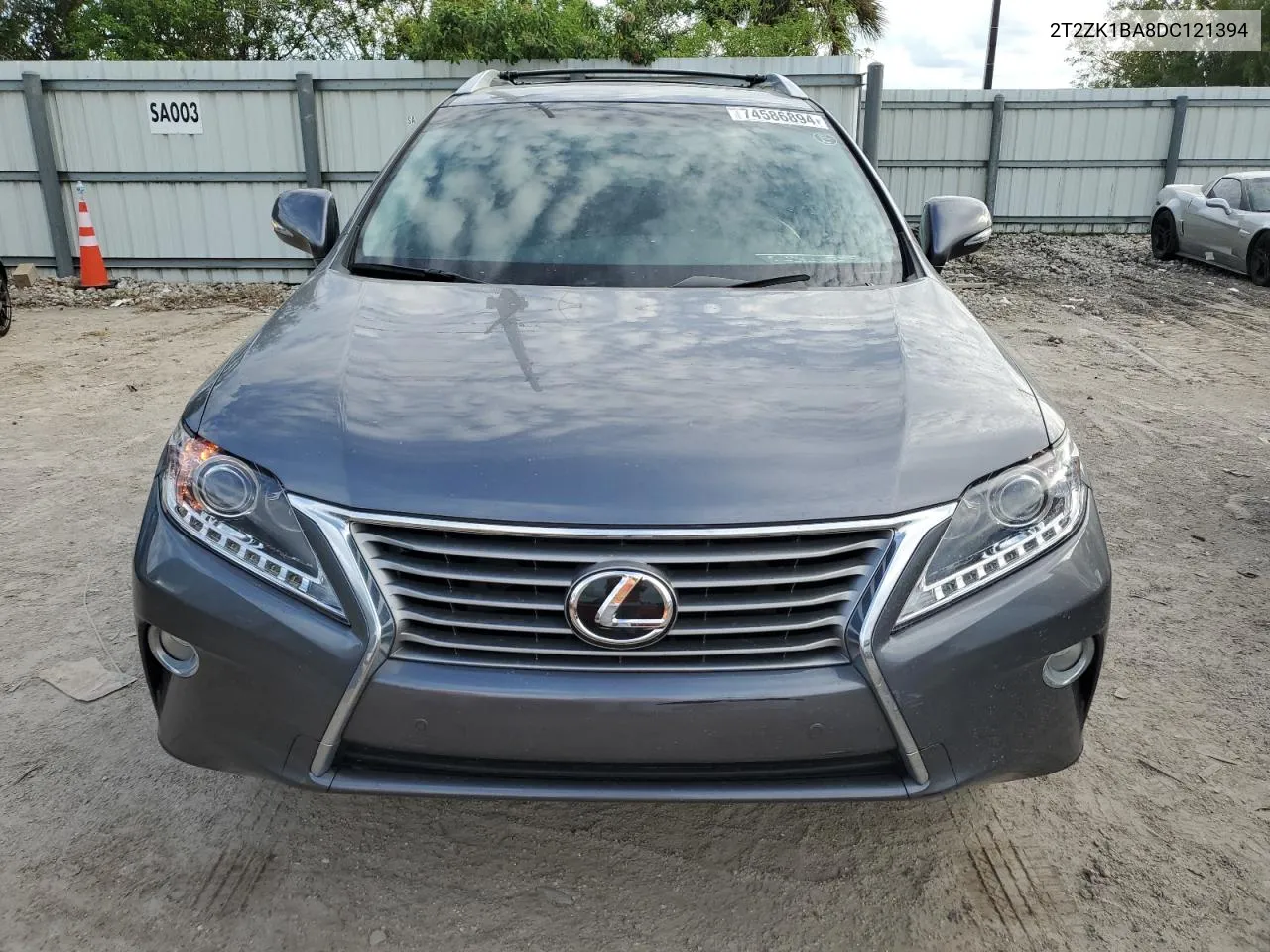 2013 Lexus Rx 350 VIN: 2T2ZK1BA8DC121394 Lot: 74586894