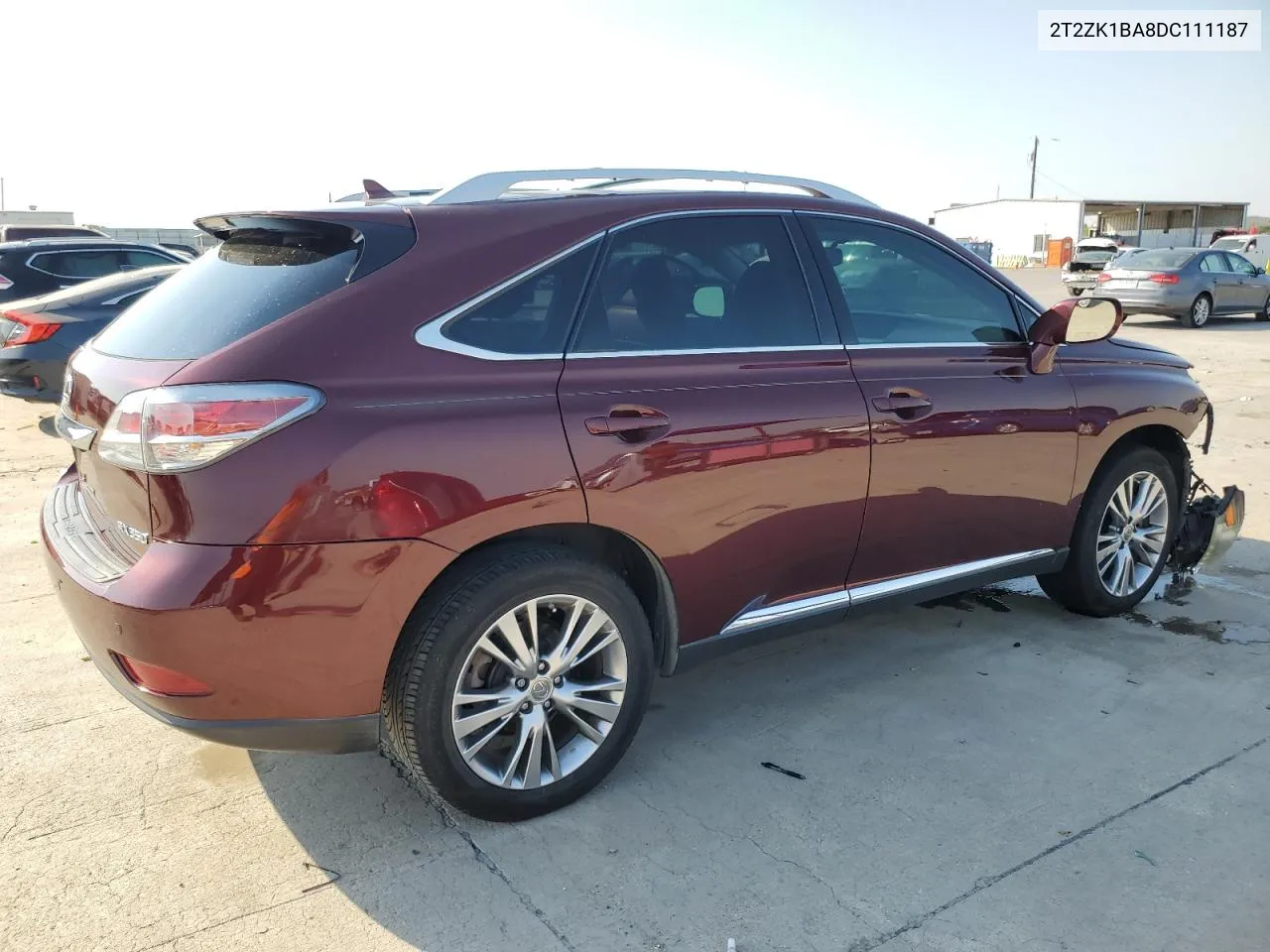 2013 Lexus Rx 350 VIN: 2T2ZK1BA8DC111187 Lot: 74613224