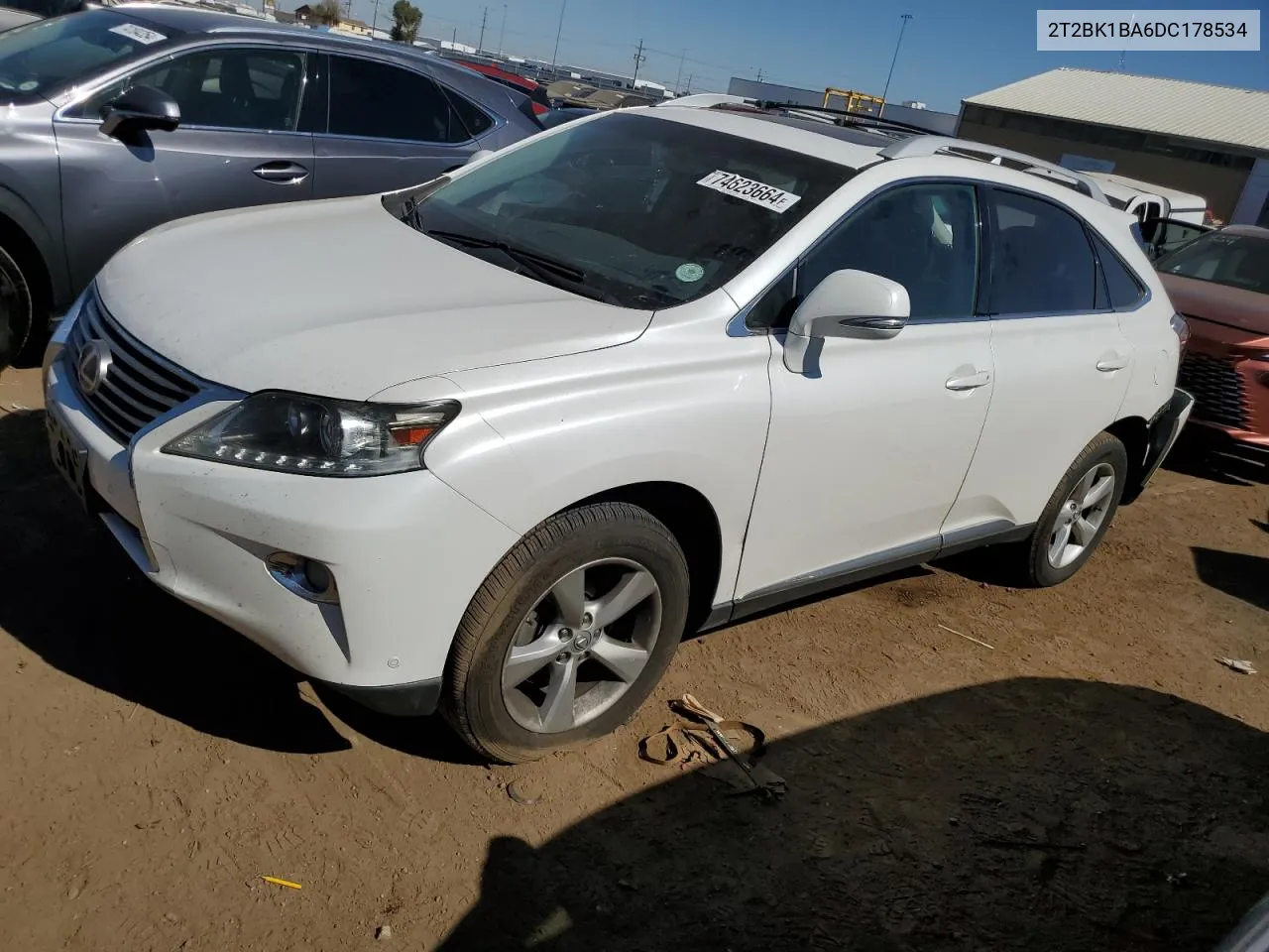 2013 Lexus Rx 350 Base VIN: 2T2BK1BA6DC178534 Lot: 74623664