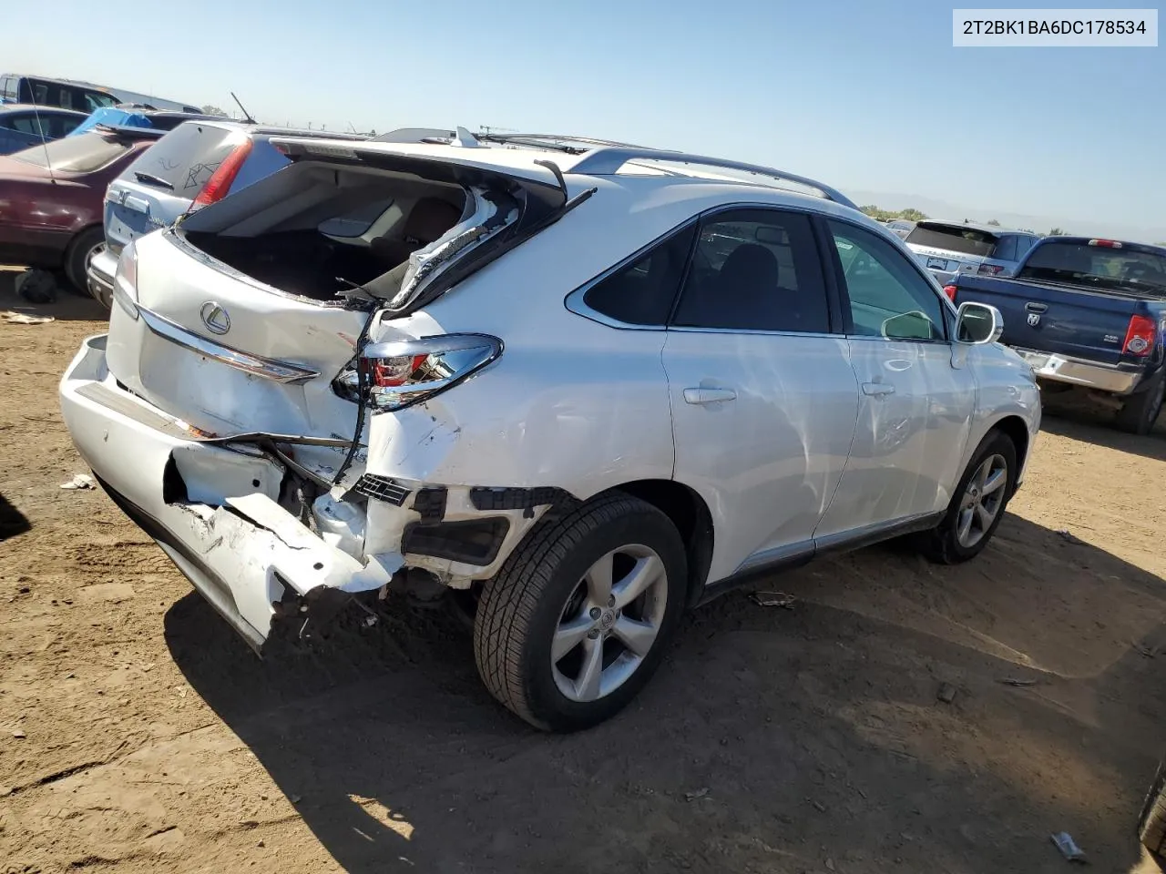 2013 Lexus Rx 350 Base VIN: 2T2BK1BA6DC178534 Lot: 74623664