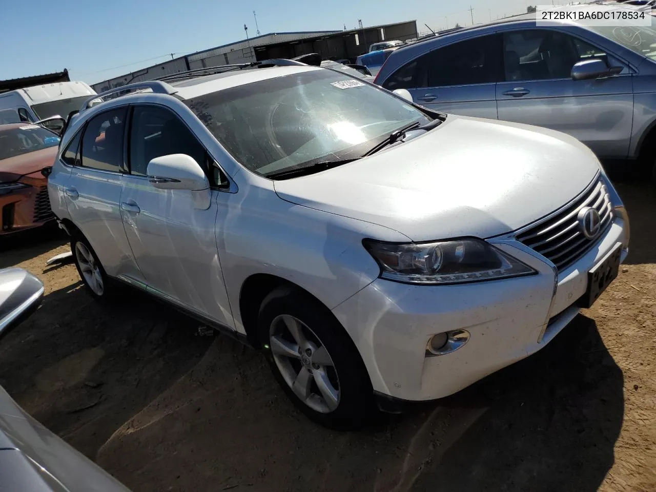 2013 Lexus Rx 350 Base VIN: 2T2BK1BA6DC178534 Lot: 74623664