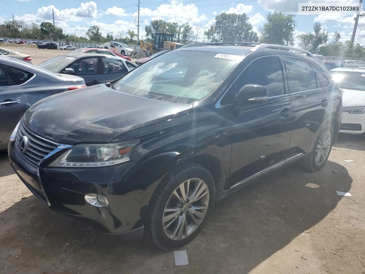 2013 Lexus Rx 350 VIN: 2T2ZK1BA7DC102383 Lot: 74663704