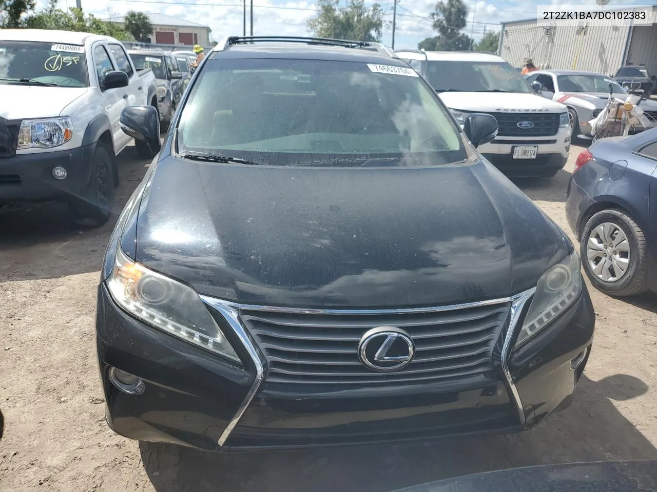 2013 Lexus Rx 350 VIN: 2T2ZK1BA7DC102383 Lot: 74663704