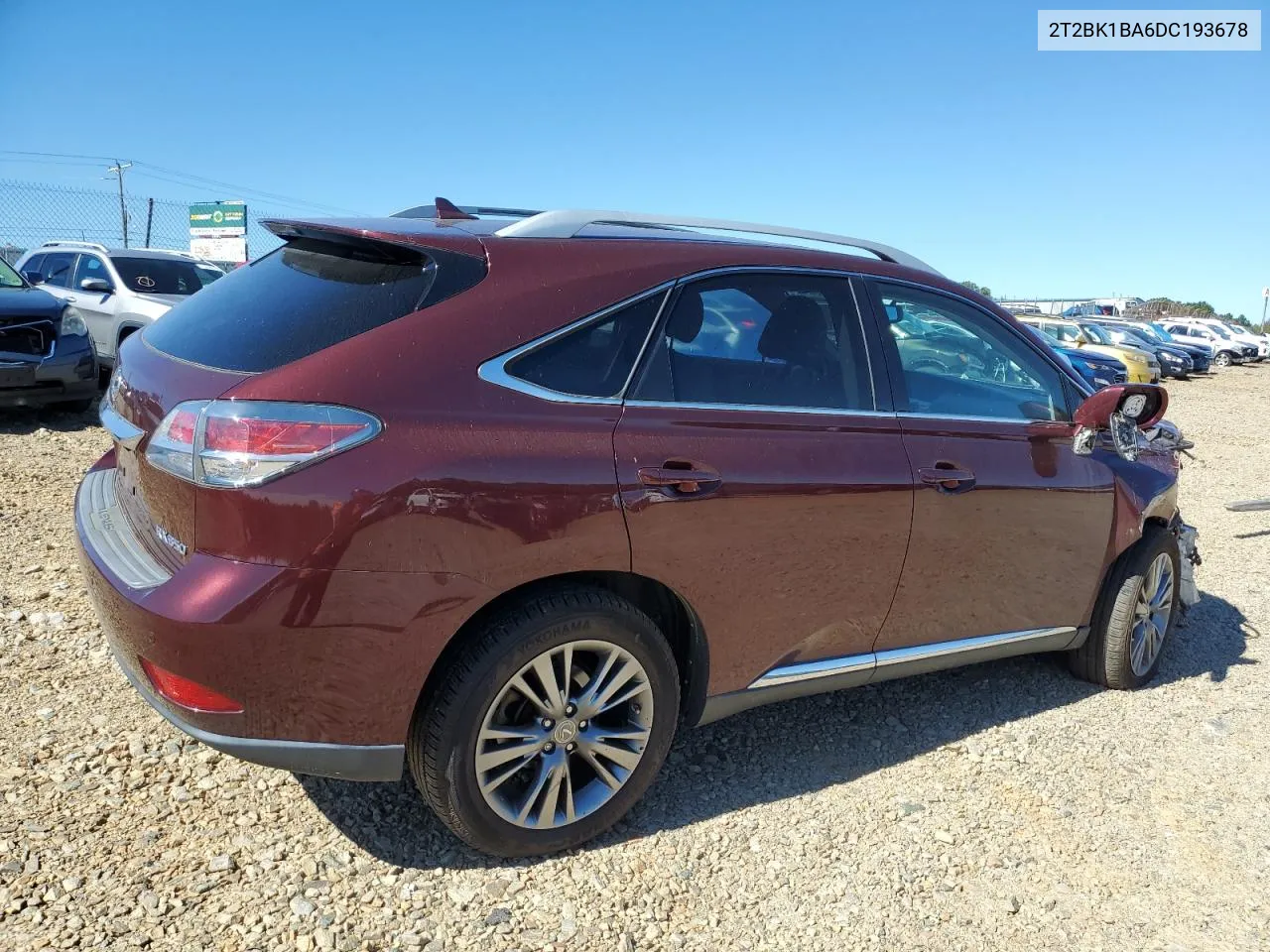 2013 Lexus Rx 350 Base VIN: 2T2BK1BA6DC193678 Lot: 74809844