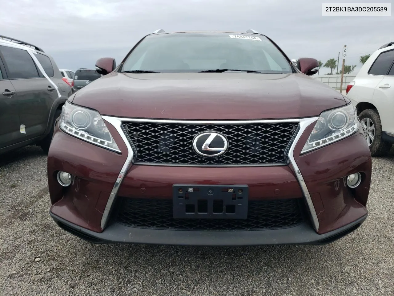 2013 Lexus Rx 350 Base VIN: 2T2BK1BA3DC205589 Lot: 74847754