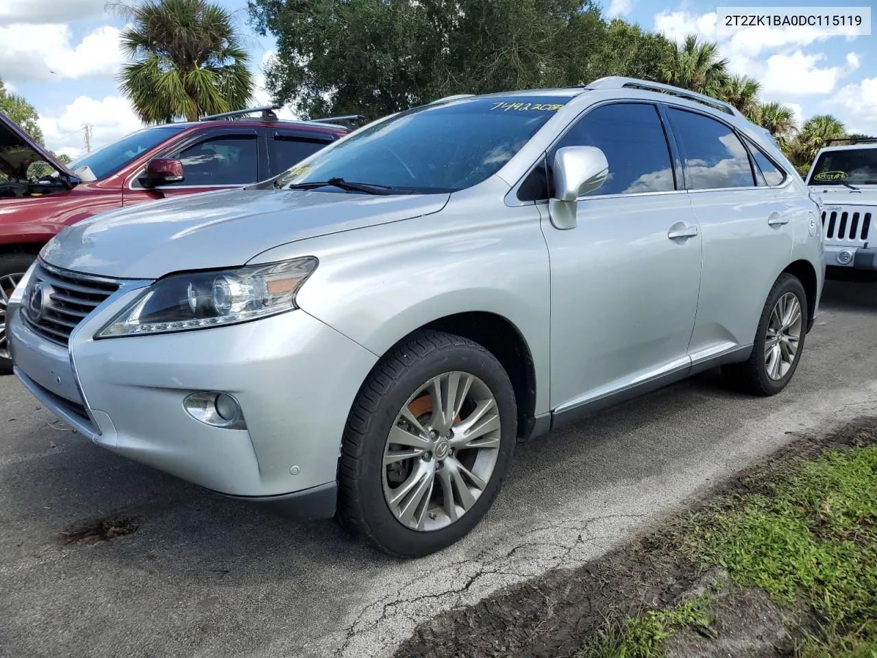 2013 Lexus Rx 350 VIN: 2T2ZK1BA0DC115119 Lot: 74922084