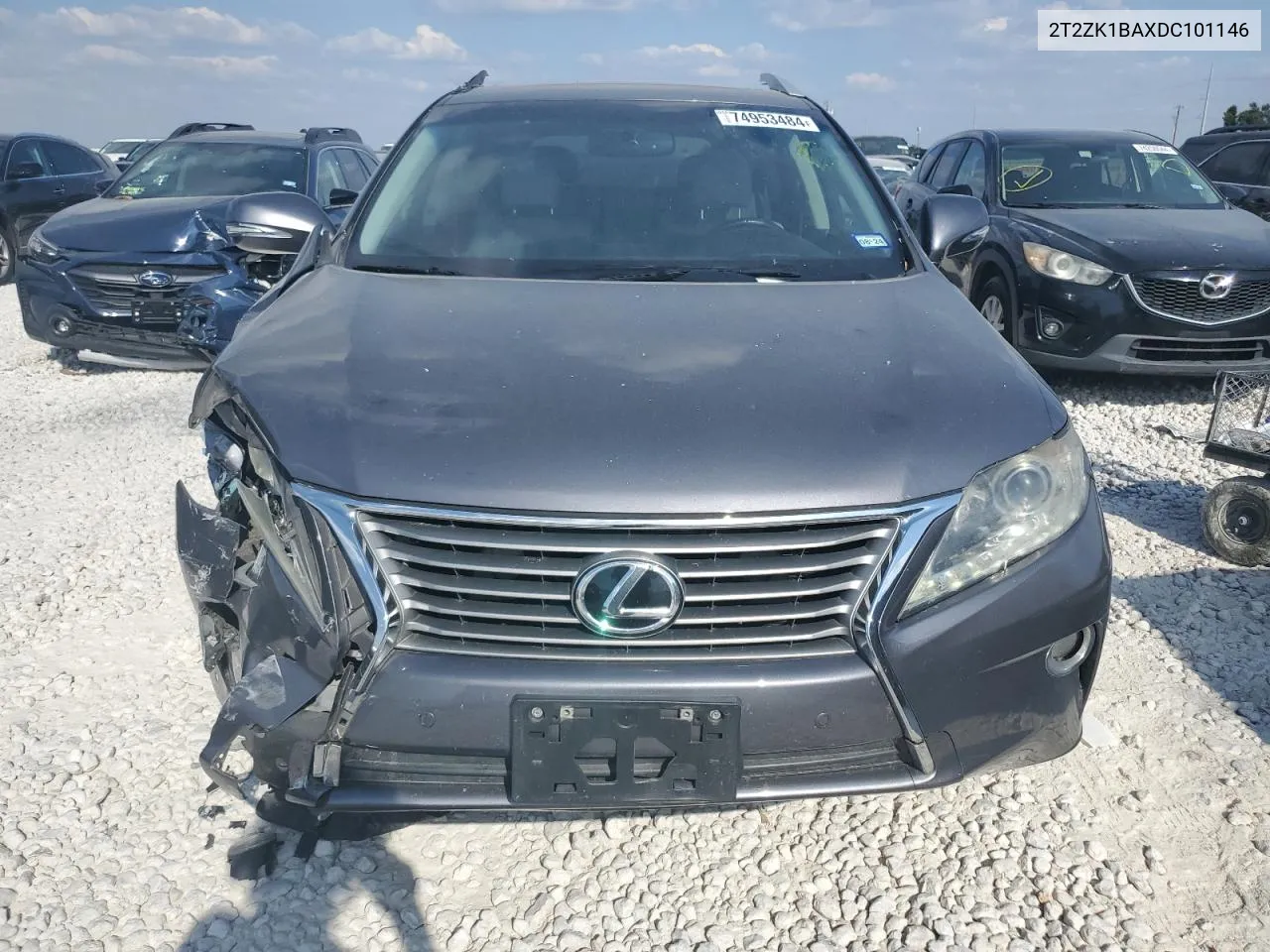 2013 Lexus Rx 350 VIN: 2T2ZK1BAXDC101146 Lot: 74953484